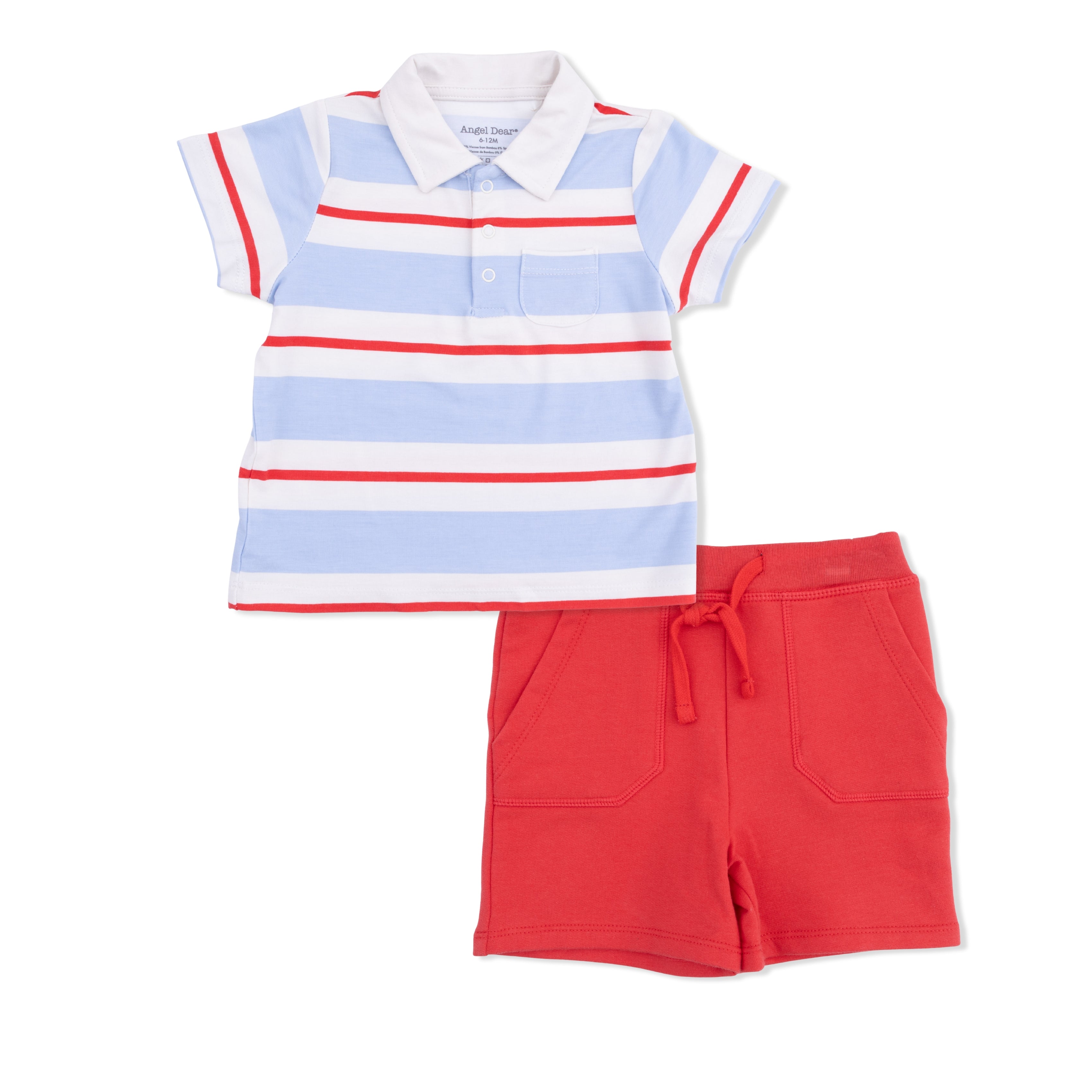 Preppy Rugby - Polo with Everyday Short-Angel Dear