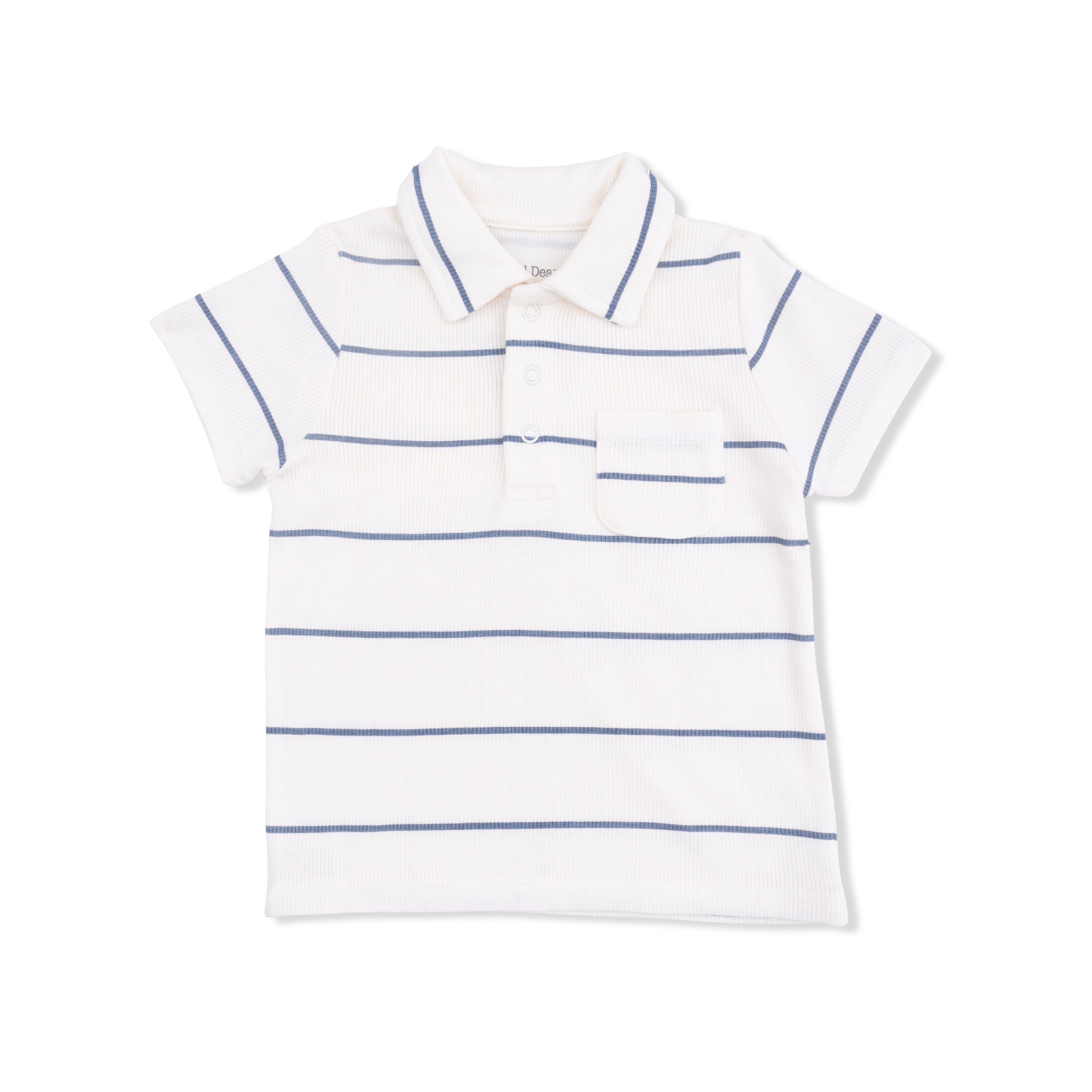 Vintage Stripe - Polo with Casual Short-Angel Dear
