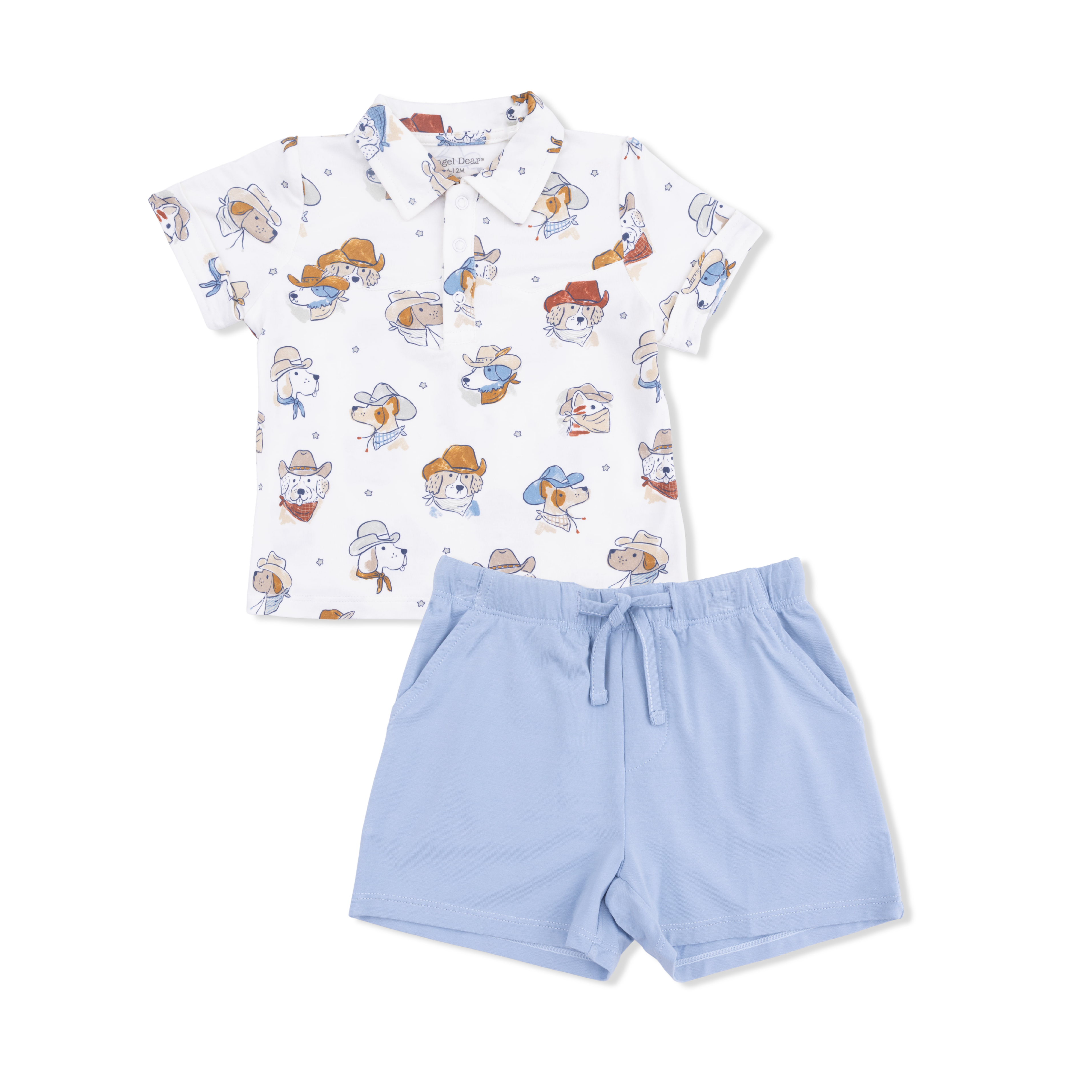 Cowdogs - Cowboy Polo with Casual Short-Angel Dear