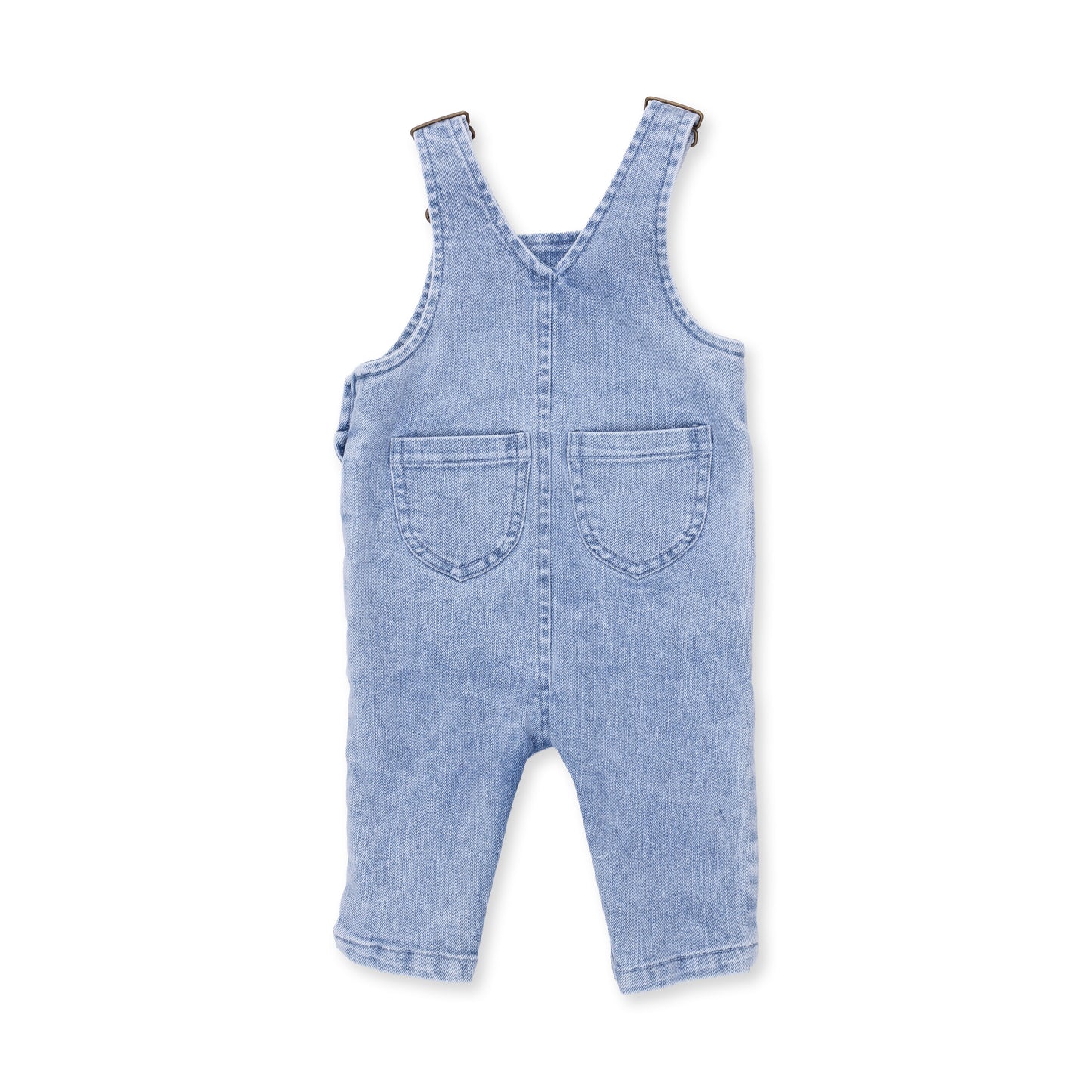 Old School Blue Stretch Denim - Uni Old School Overall