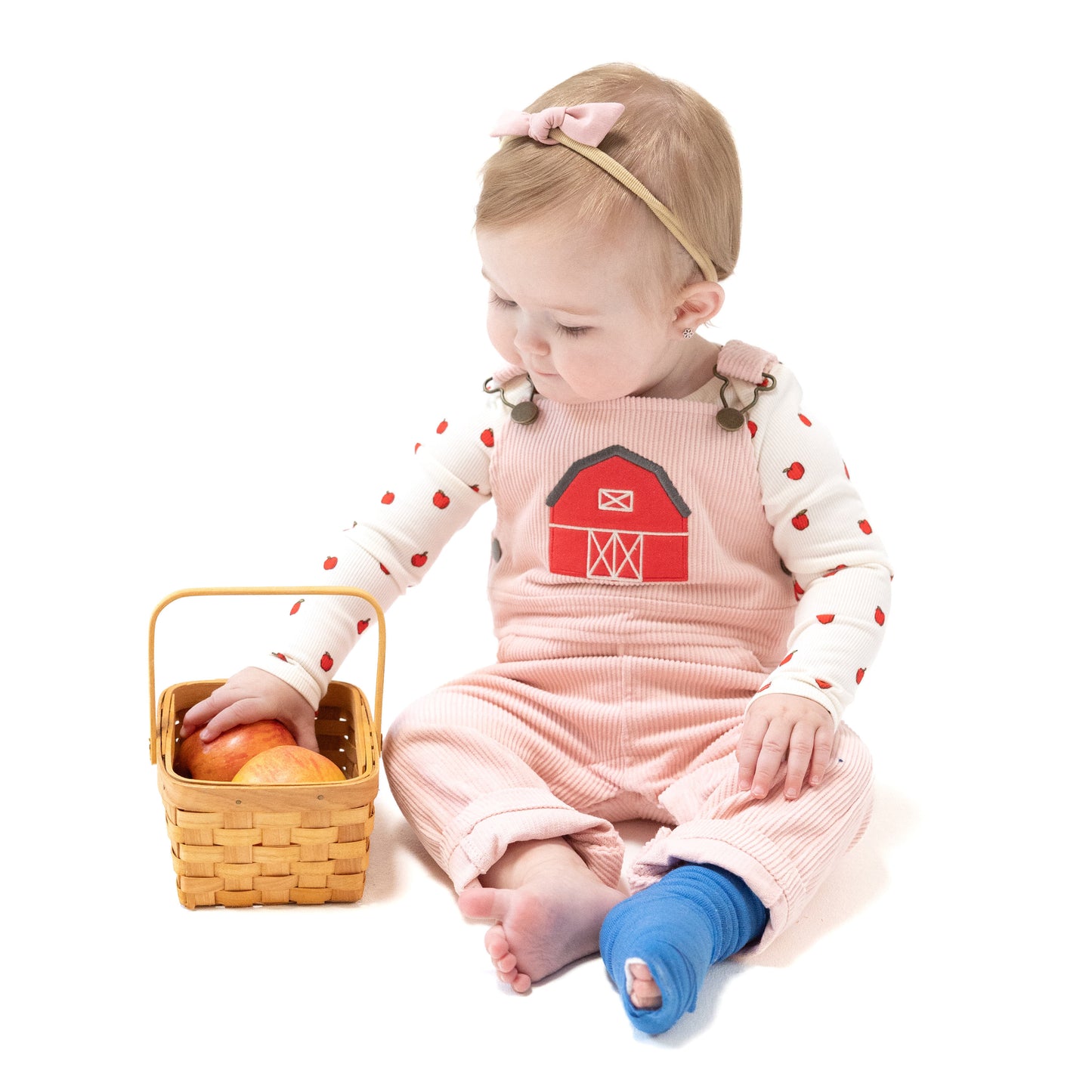 Classic Overall in our  Little Farm print from Angel Dear