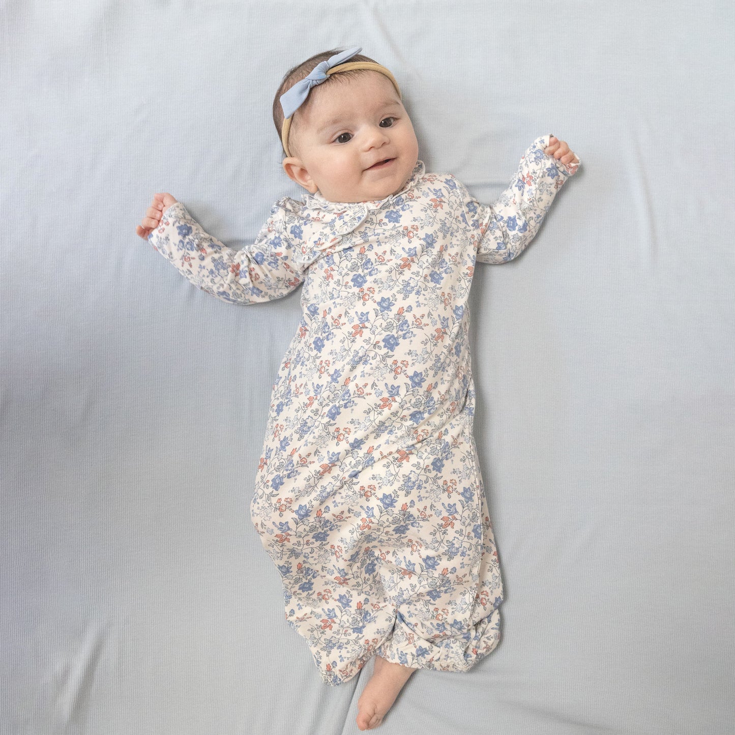 Kimono Gown in our  Country Girl Floral print from Angel Dear