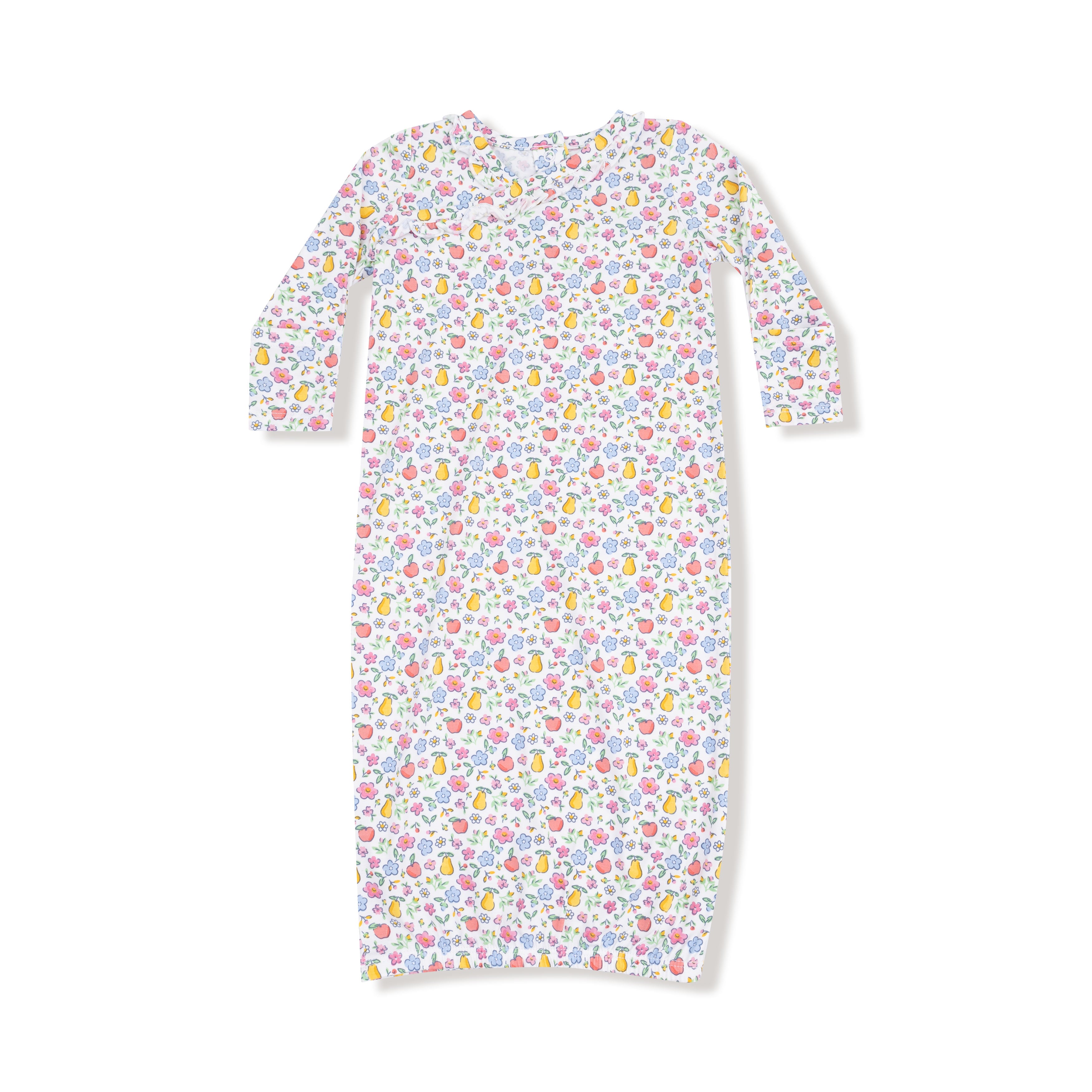 Kimono Gown in our  Fall Fruit Floral print from Angel Dear