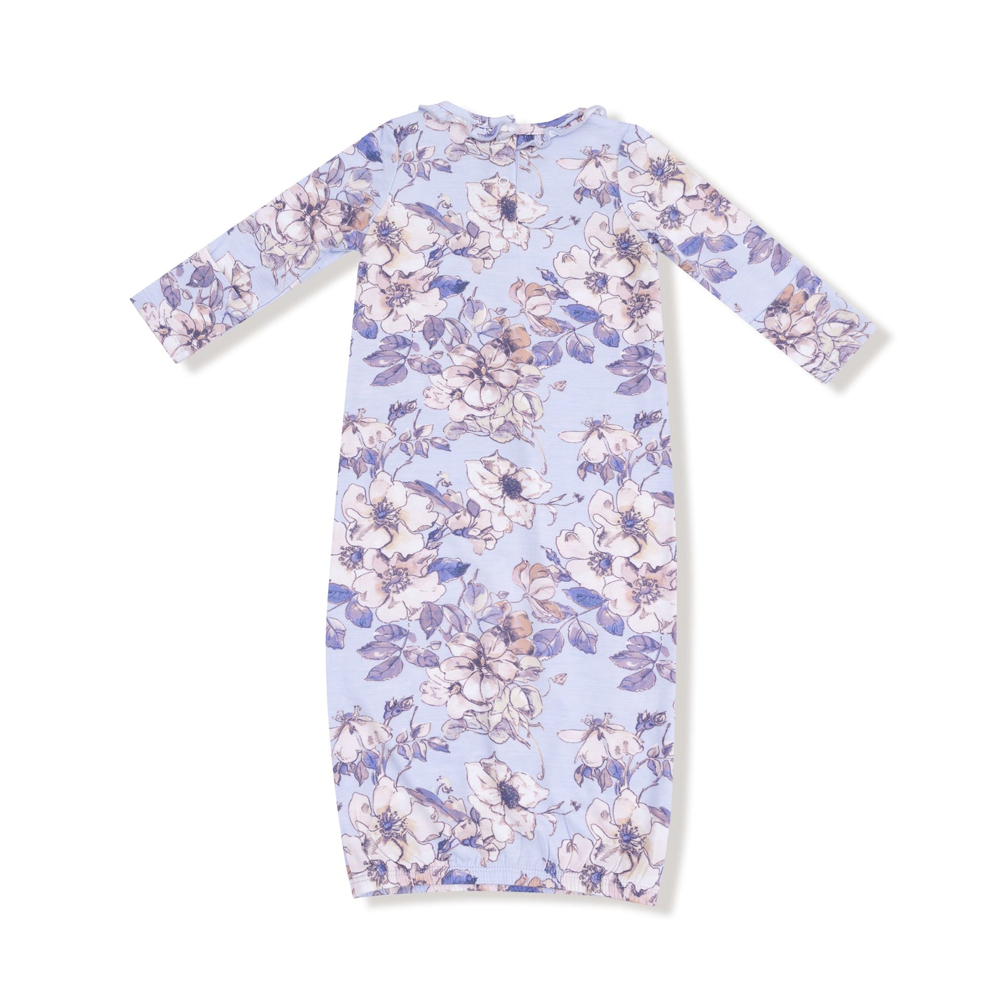 Kimono Gown in our  Woodrose - Peri print from Angel Dear