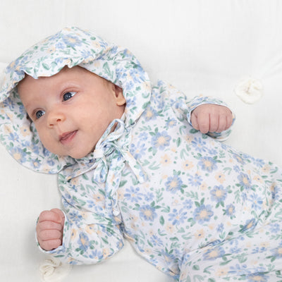 Ruffle Bonnet - Baby Veronical Floral