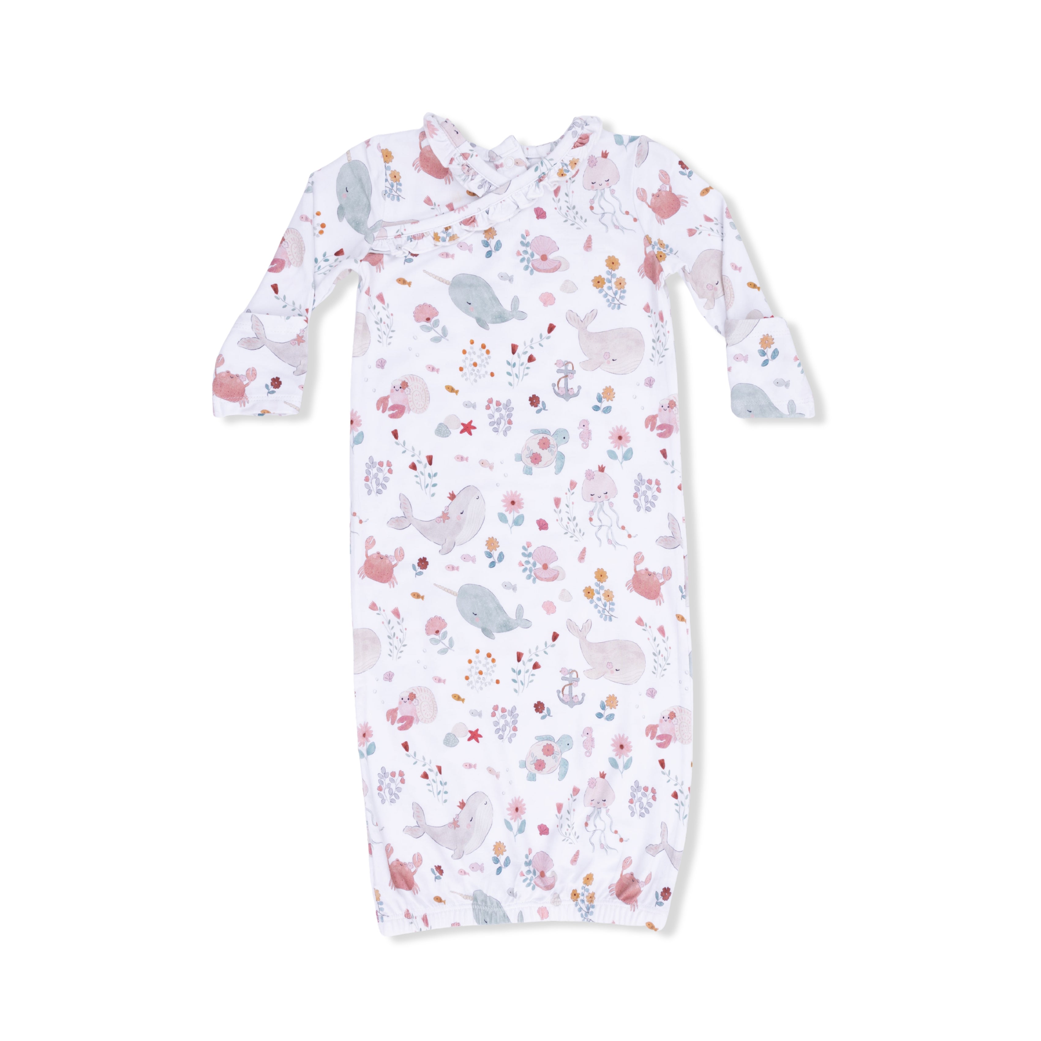 Garden Sea Creatures - Kimono Gown-Angel Dear