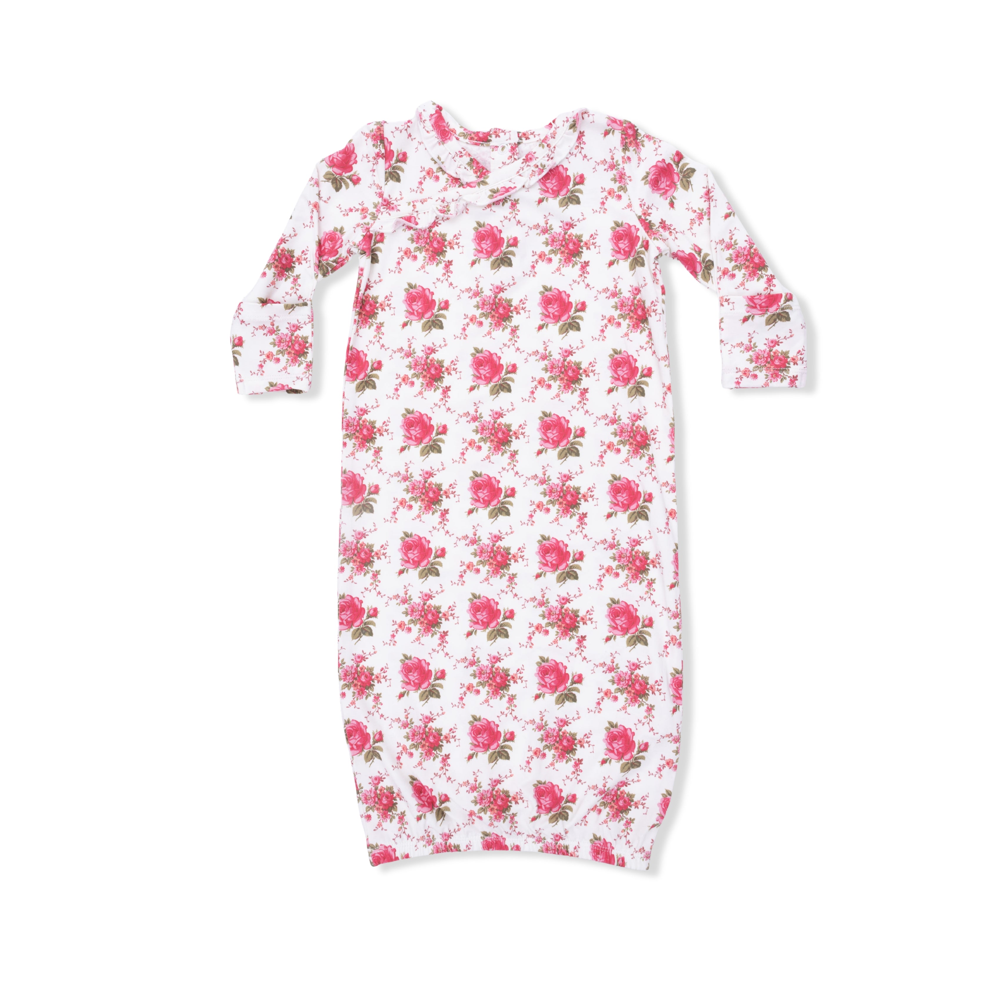 Elegant Roses - Kimono Gown & Knot Headband-Angel Dear