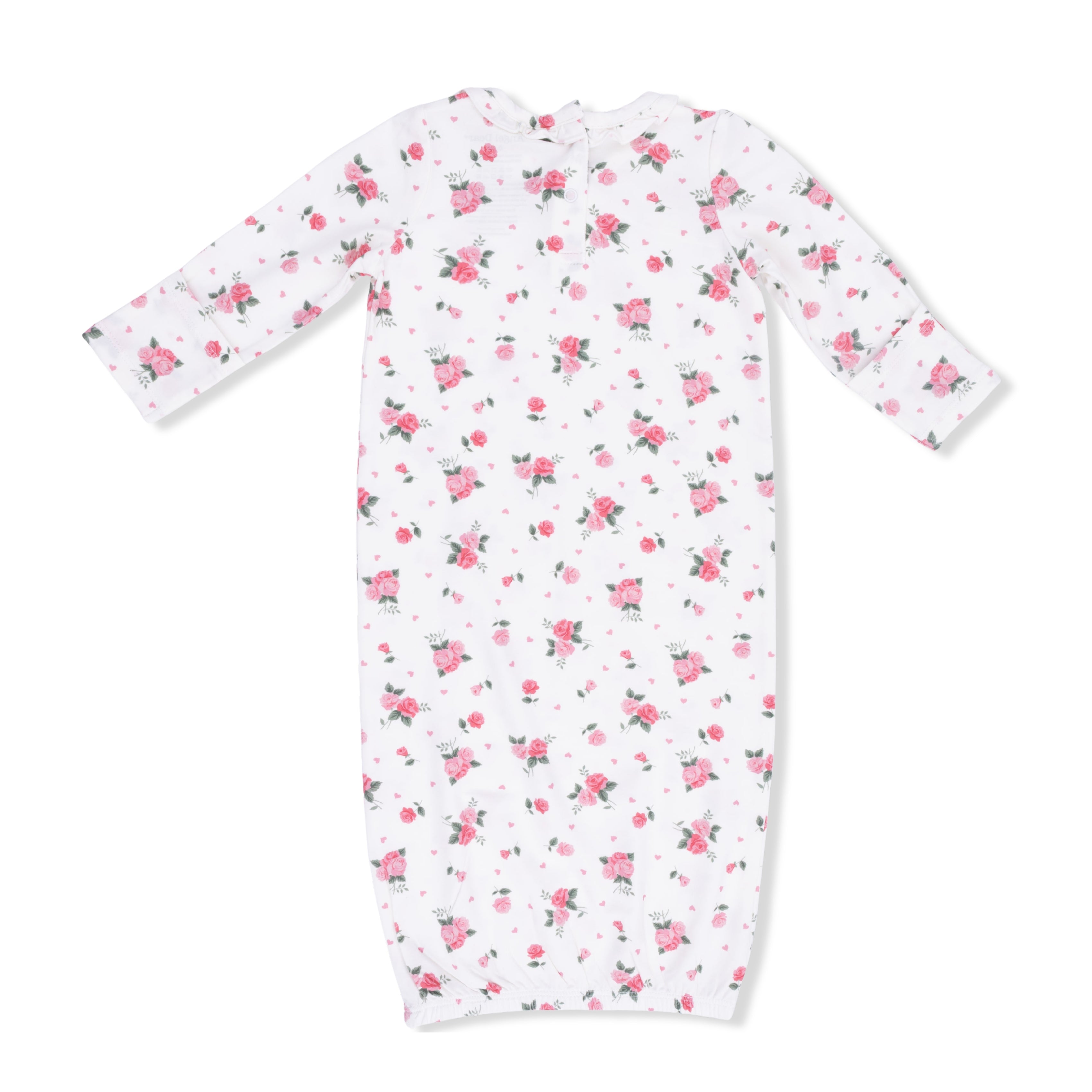 Pink Rosettes - Kimono Gown & Knot Headband