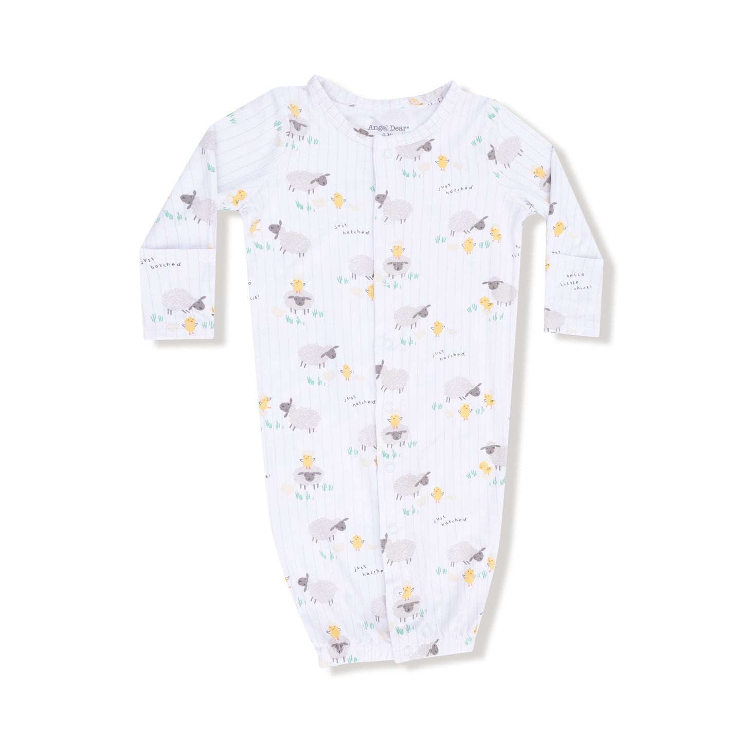 Convertible Gown in our  Just Hatched - Unisex print from Angel Dear