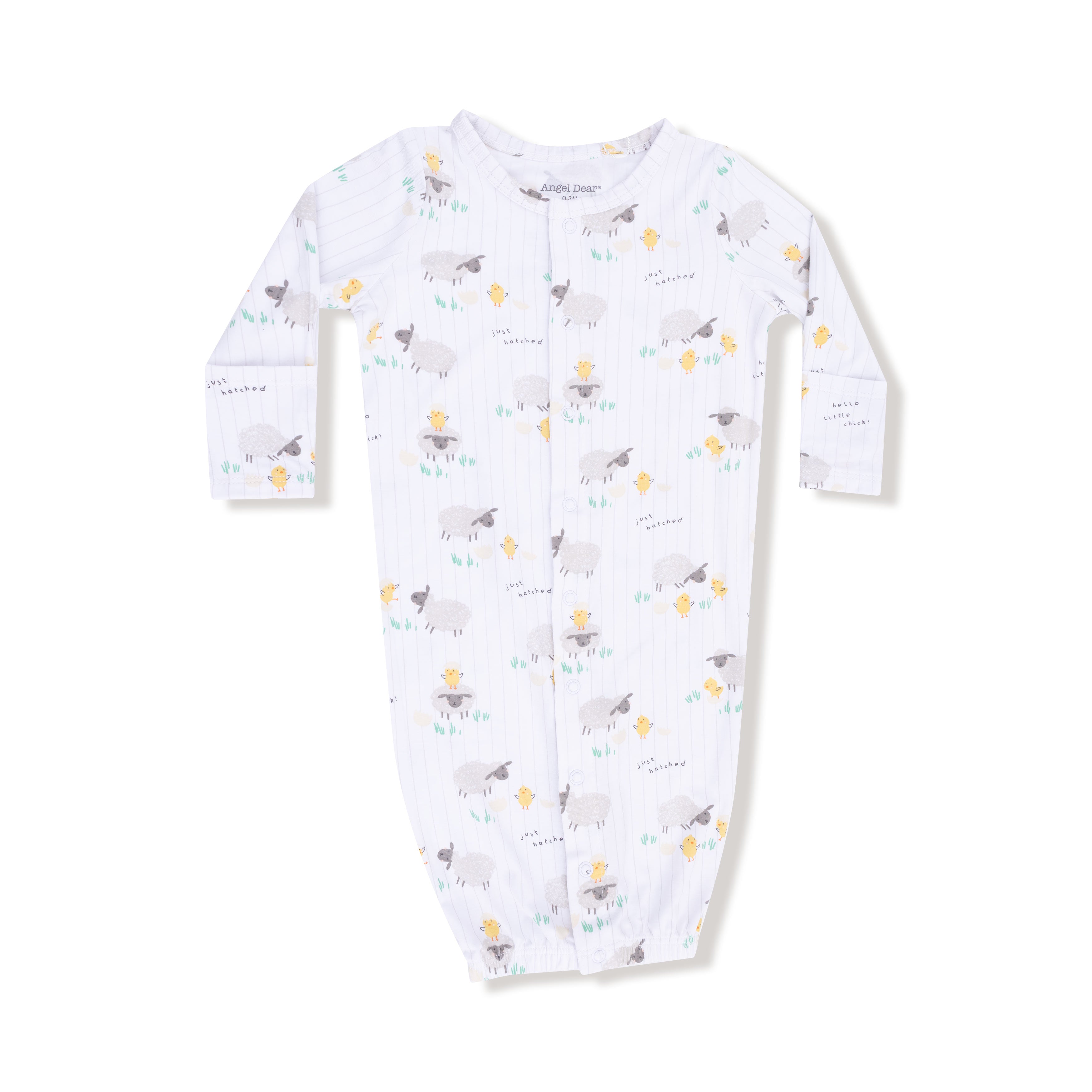 Convertible Gown in our  Just Hatched - Unisex print from Angel Dear