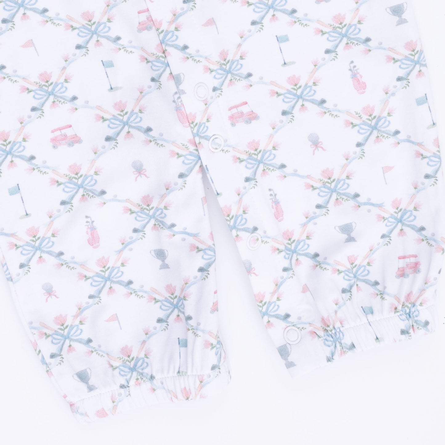 Golf Trellis Pink - Convertible Gown