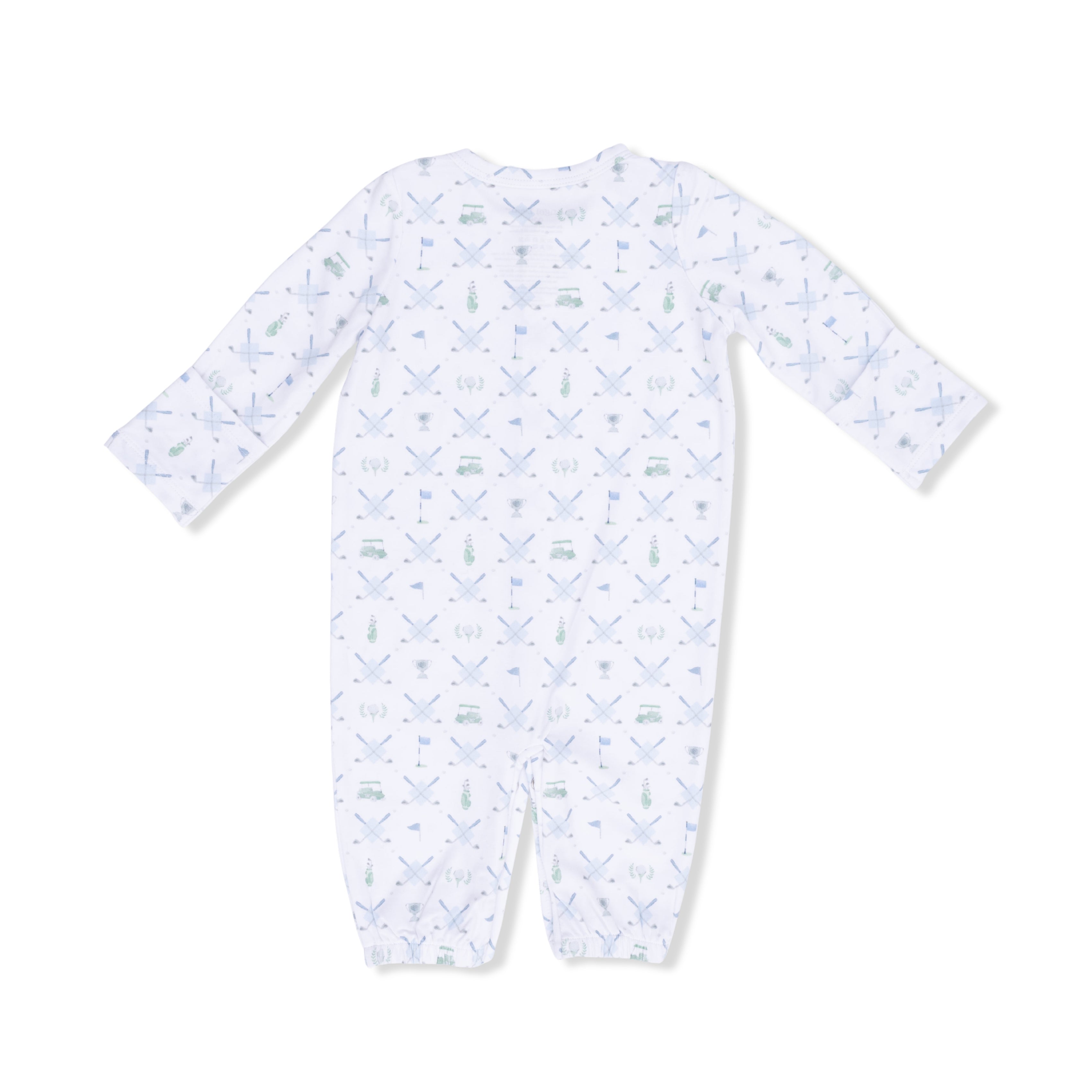 Golf Trellis Blue - Convertible Gown-Angel Dear