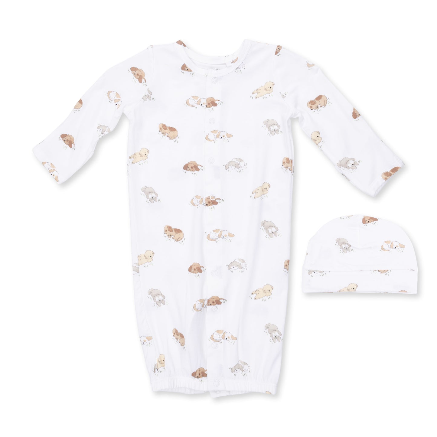 Puppy Snuggle Club - Convertible Gown and Beanie Hat