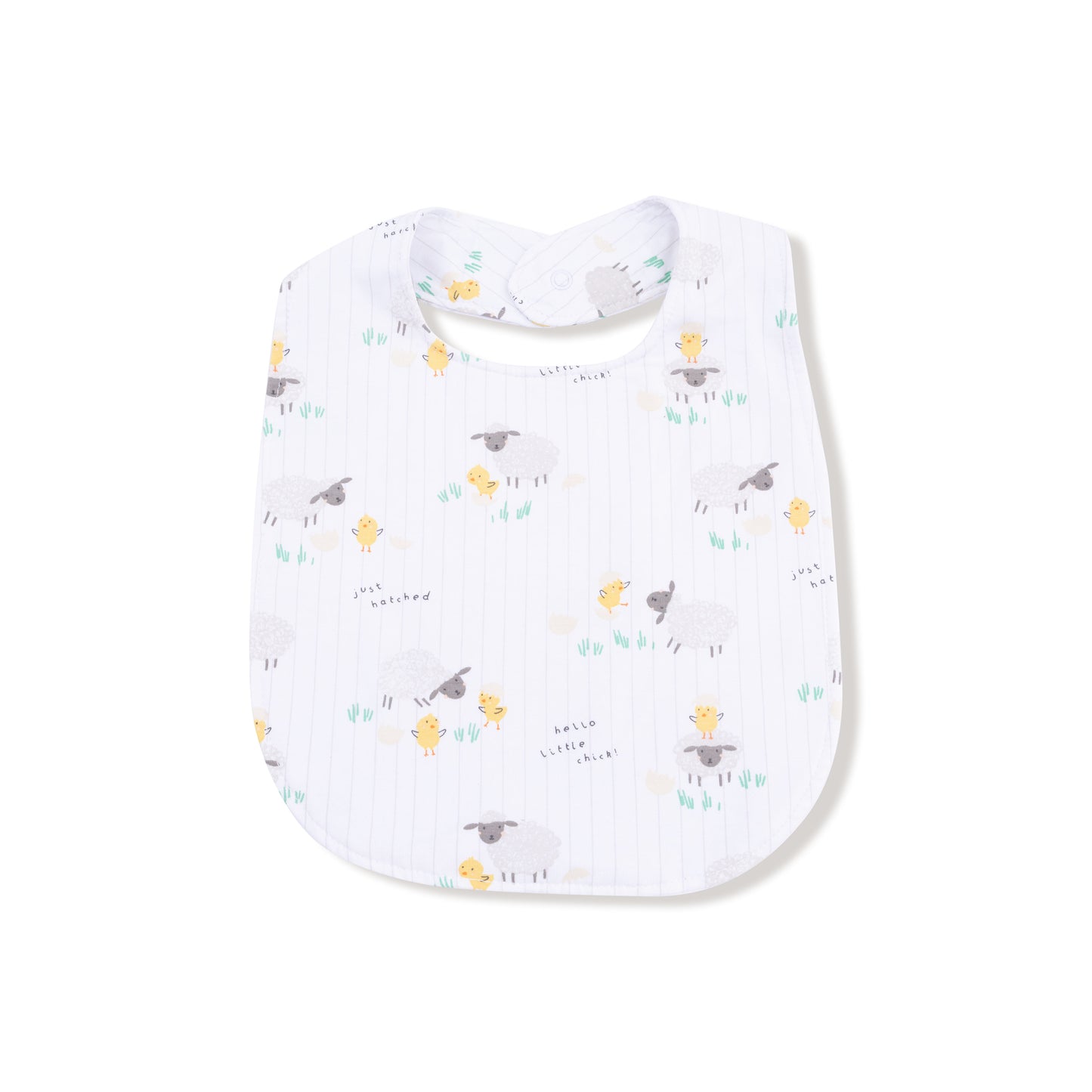 Feeding Bib in our  Just Hatched - Unisex print from Angel Dear