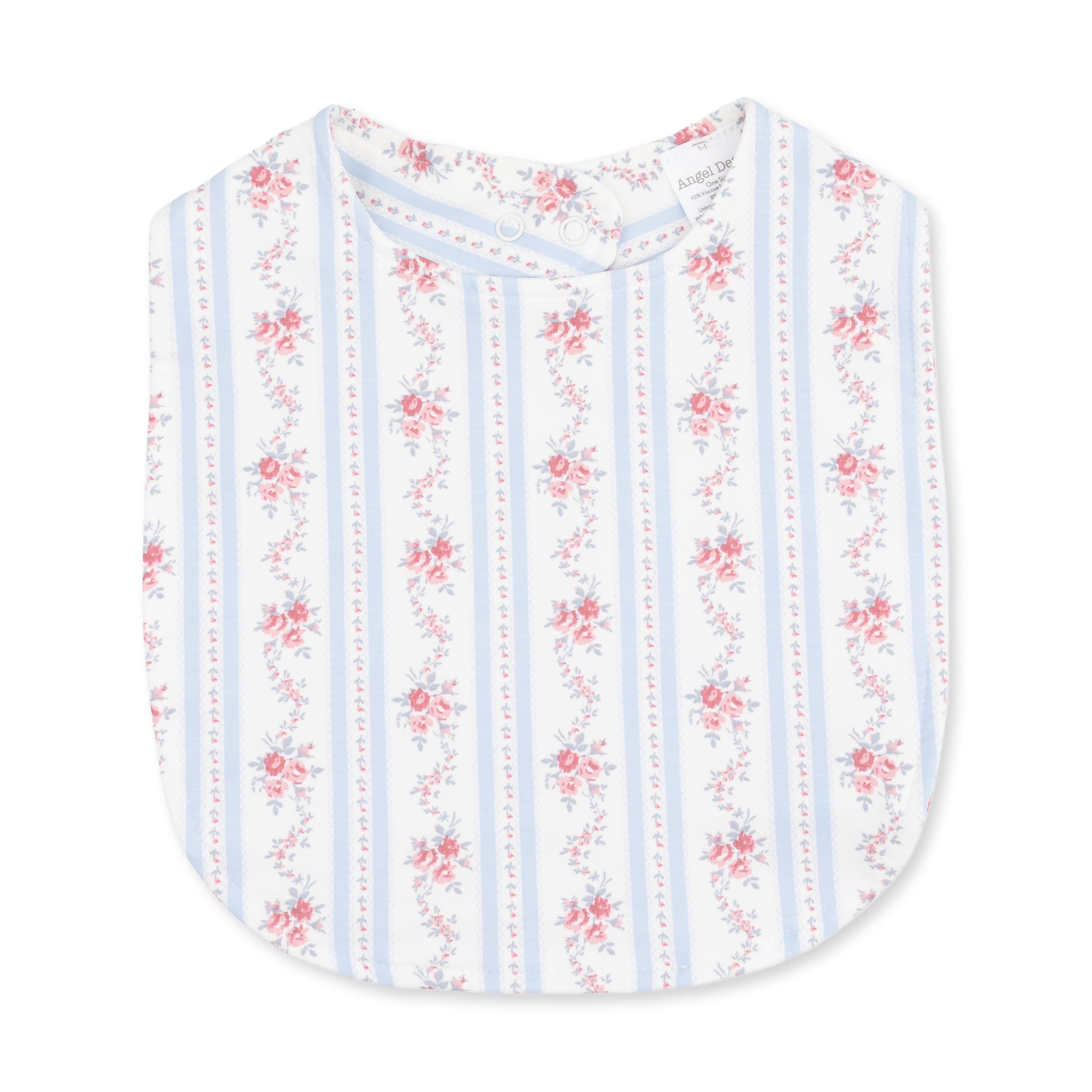 Anna Floral Stripe - Feeding Bib