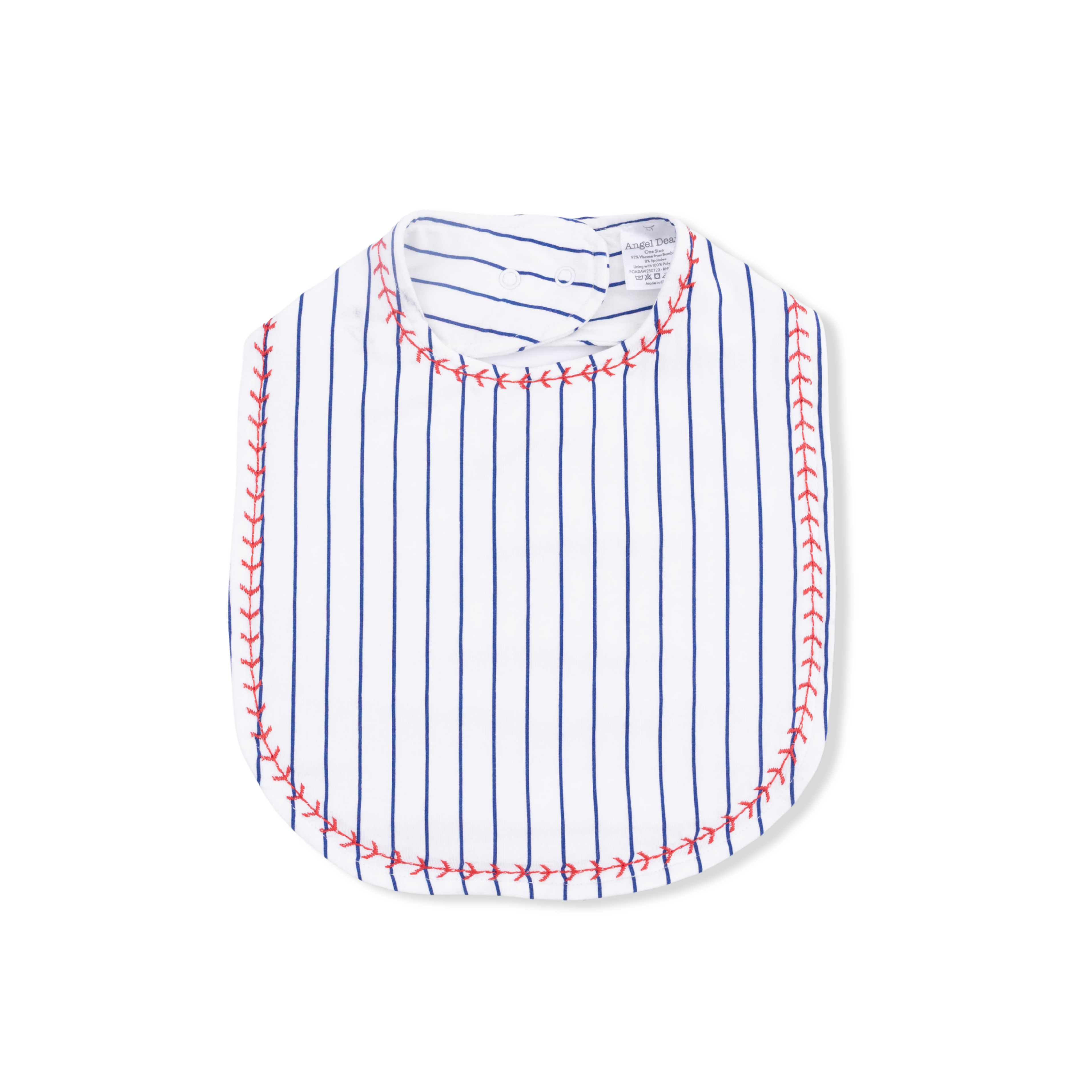 Baseball Stripe - Feeding Bib-Angel Dear