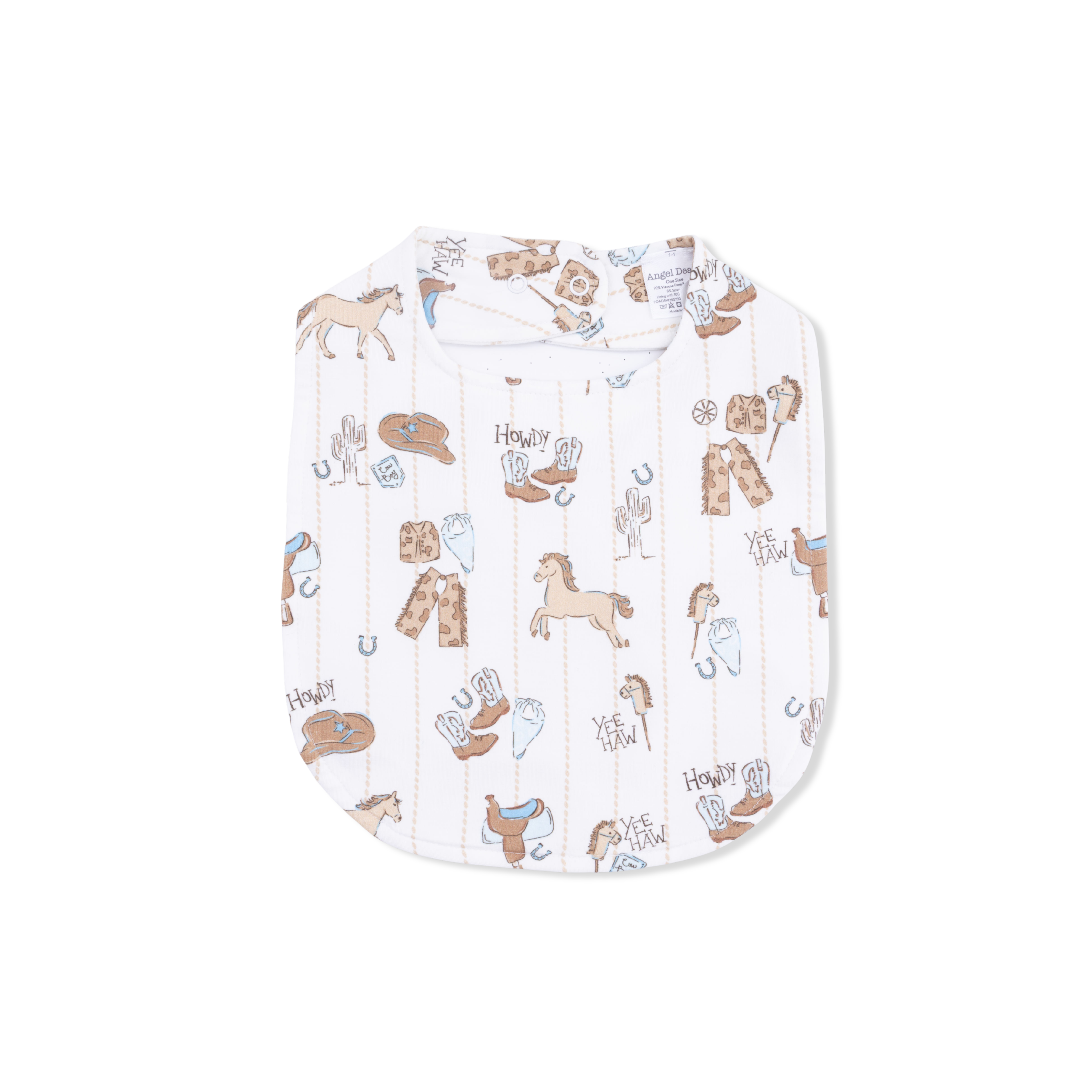 Cowboy Nursery - Feeding Bib-Angel Dear