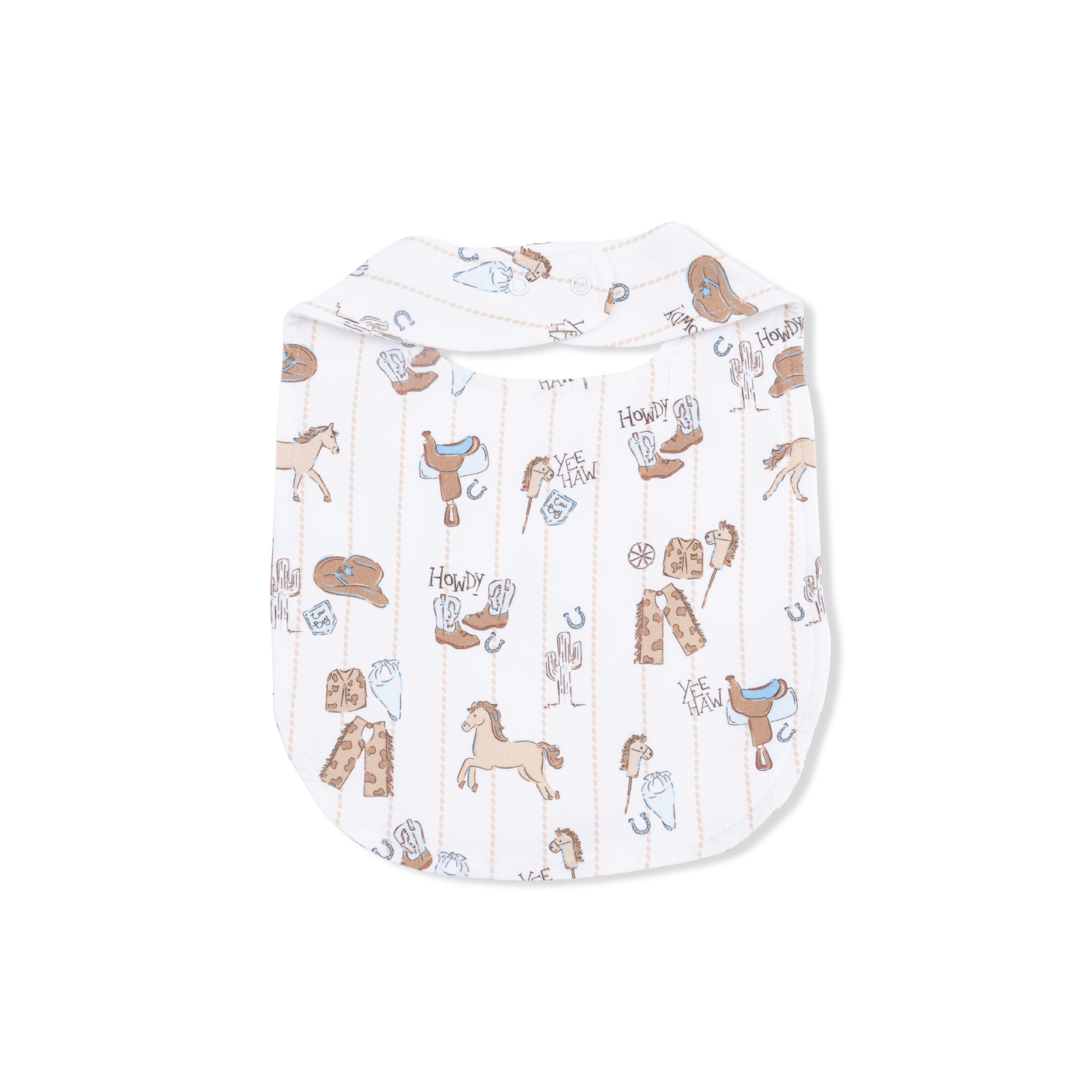Cowboy Nursery - Feeding Bib-Angel Dear