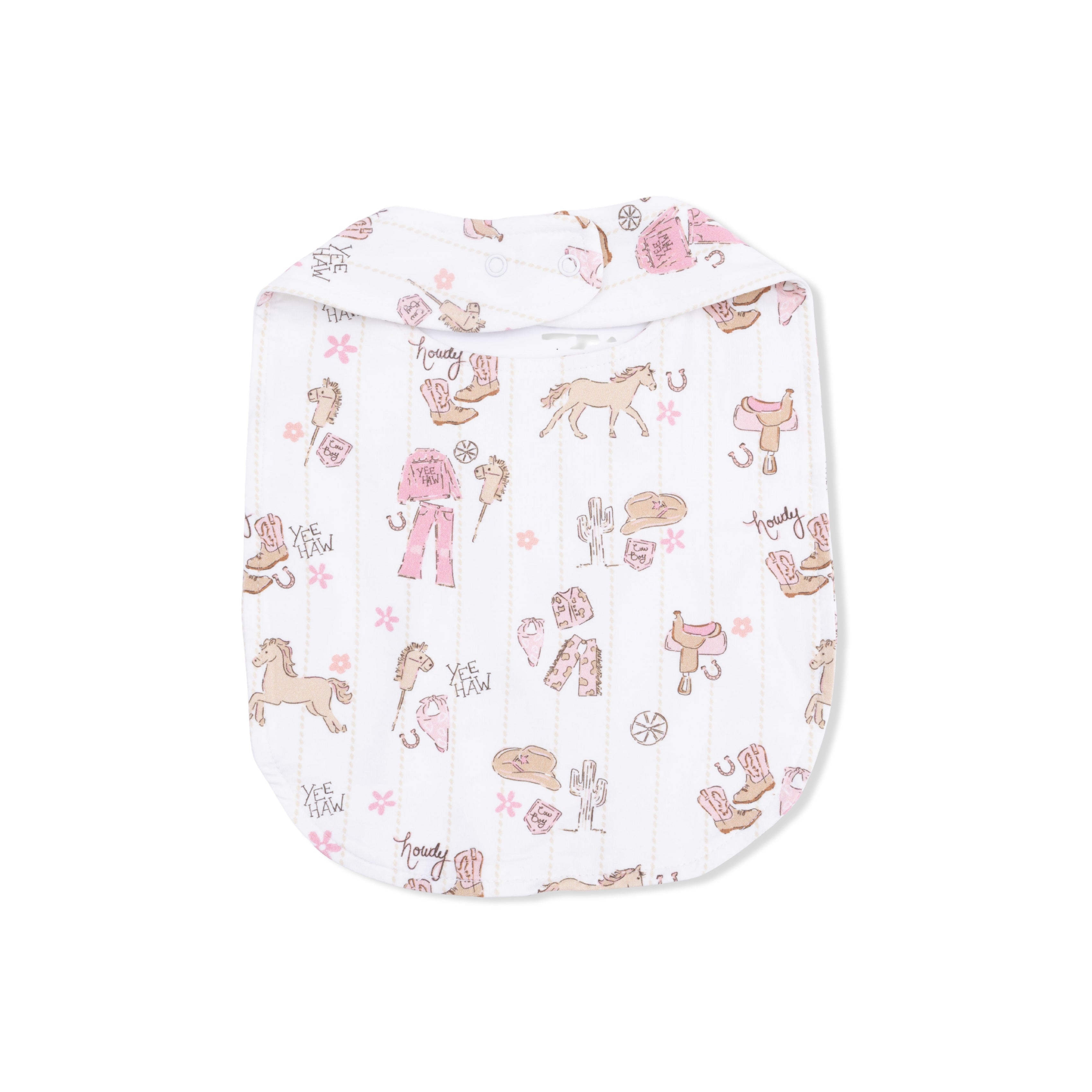 Cowgirl Nursery - Feeding Bib-Angel Dear