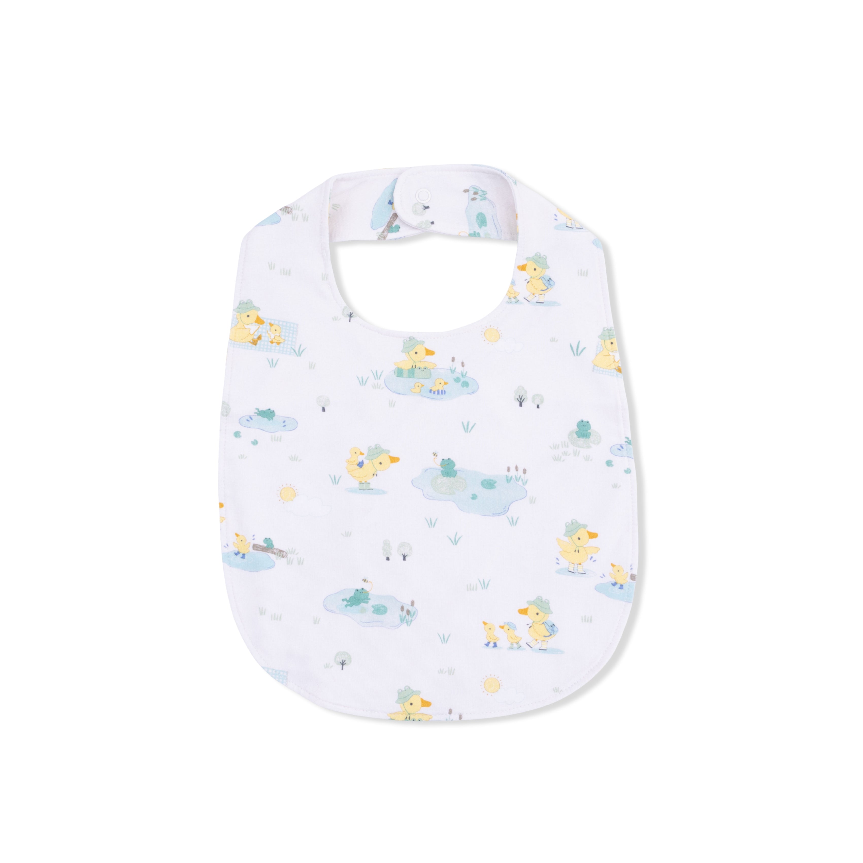 Frog and Duck Pond - Feeding Bib-Angel Dear