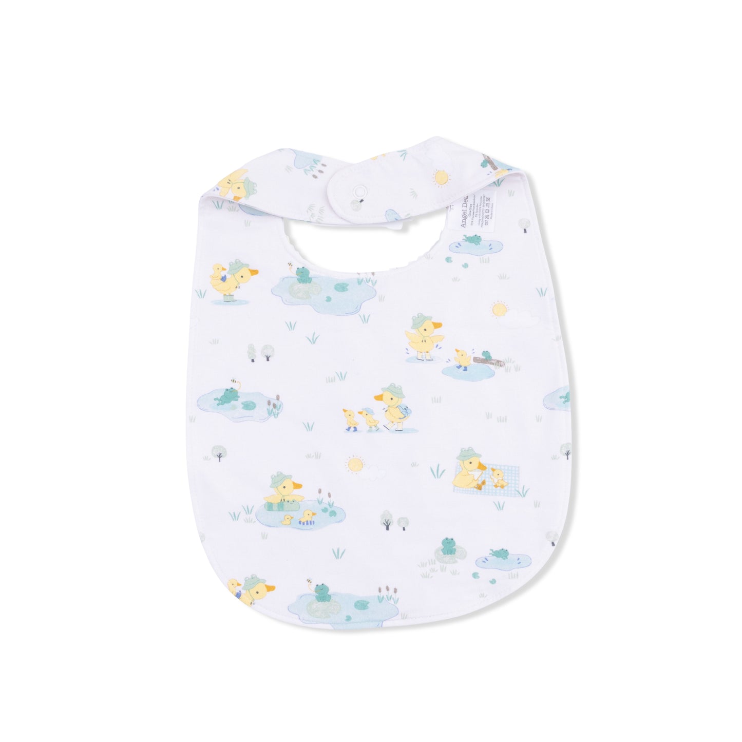 Frog and Duck Pond - Feeding Bib-Angel Dear