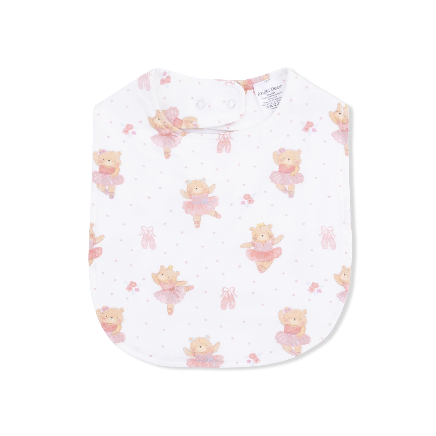 Teddy Bear Ballerina - Feeding Bib-Angel Dear