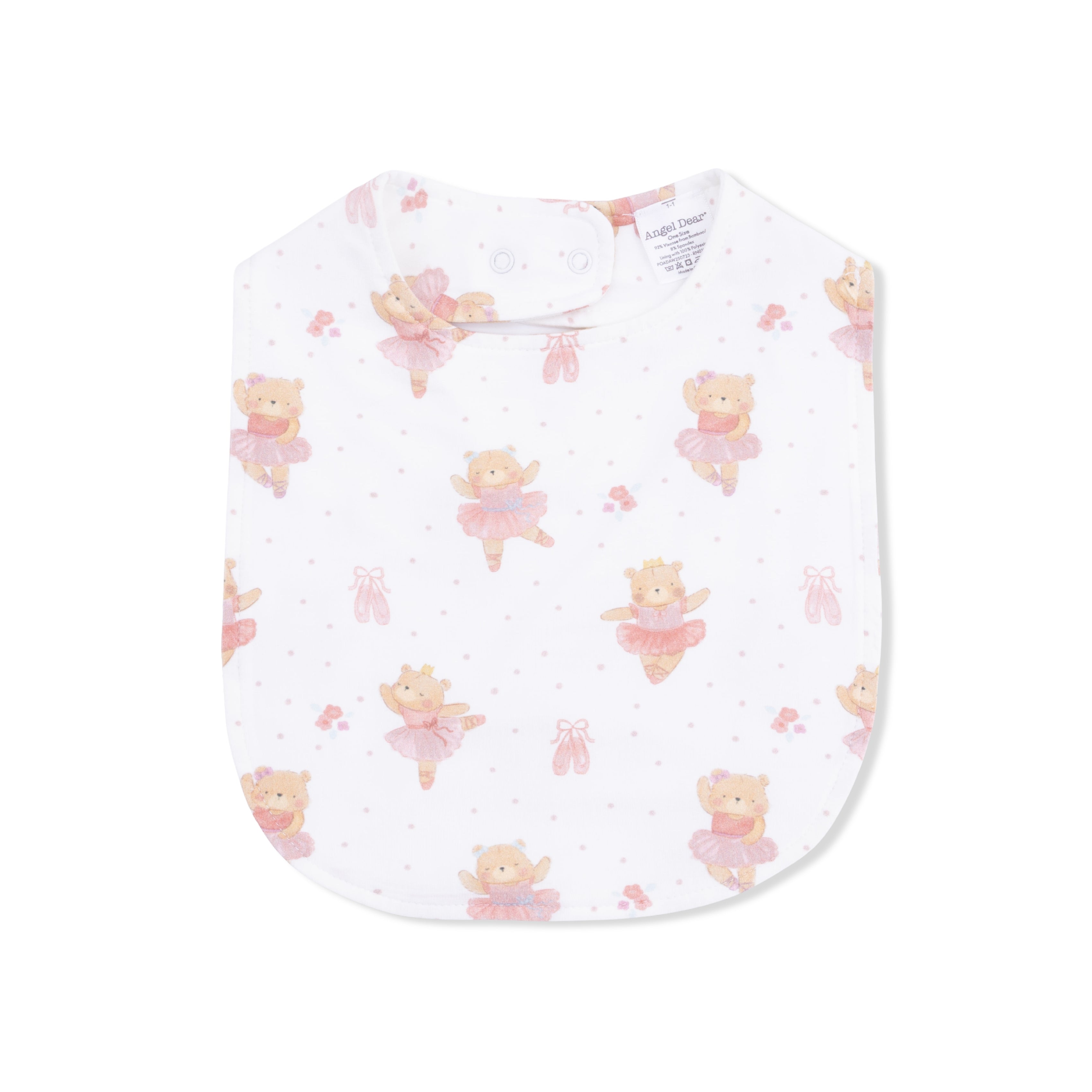 Teddy Bear Ballerina - Feeding Bib-Angel Dear