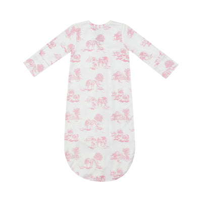 Bundle Gown - Farm Toile Pink