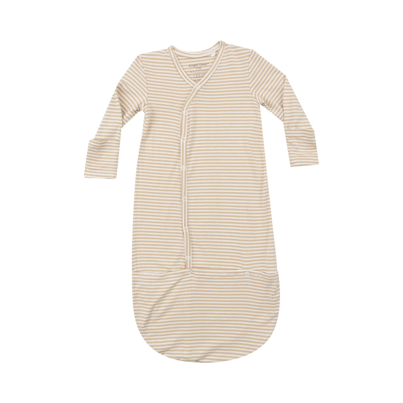 Bundle Gown - Beige Stripe