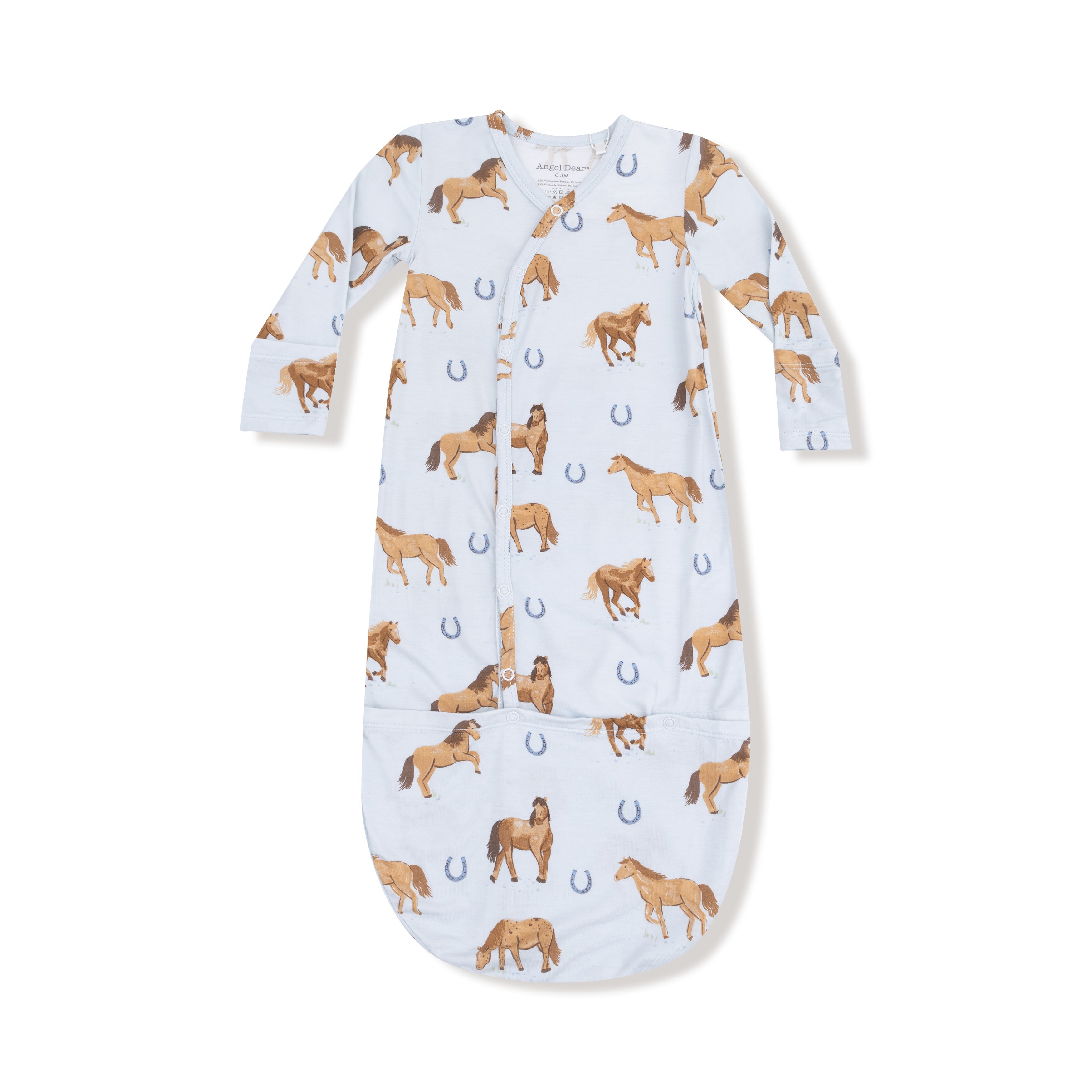 Bundle Gown in our  Horses - Blue print from Angel Dear