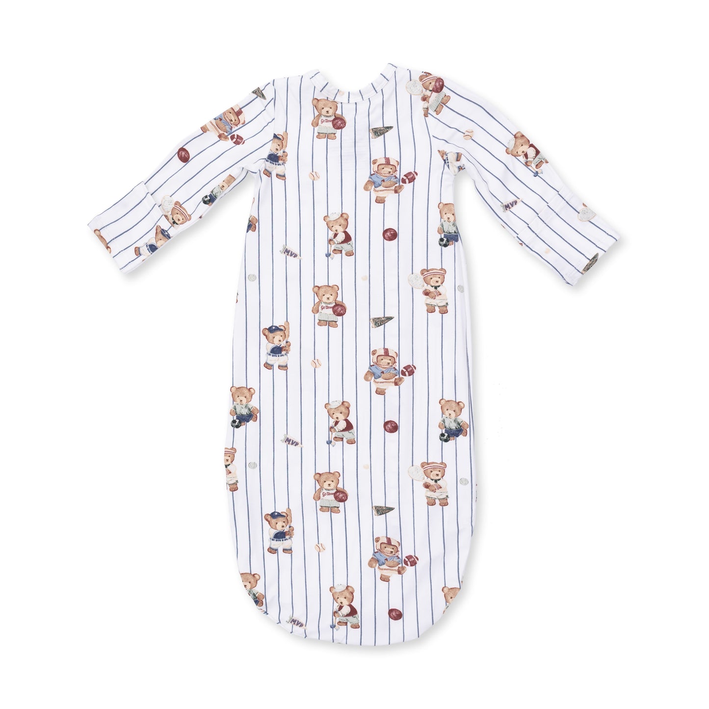 Mixed Sports Bears - Bundle Gown and Knotted Hat