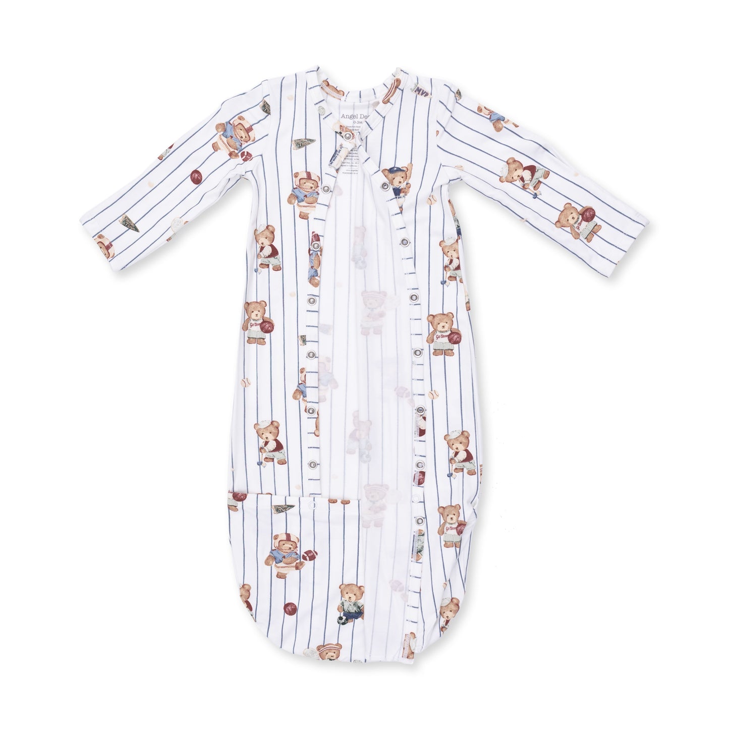 Mixed Sports Bears - Bundle Gown and Knotted Hat