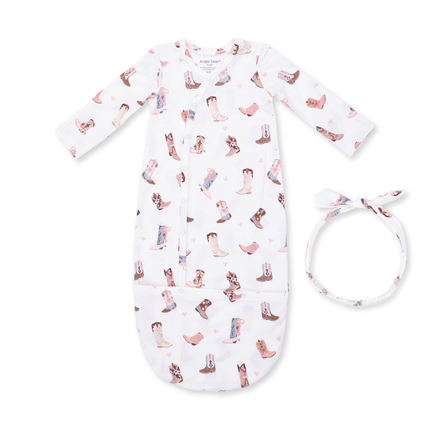 Buckarette Boots - Bundle Gown and Knot Headband