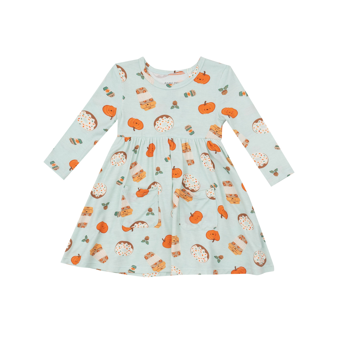 Twirly L/S Dress - Pumpkin Spice Latte