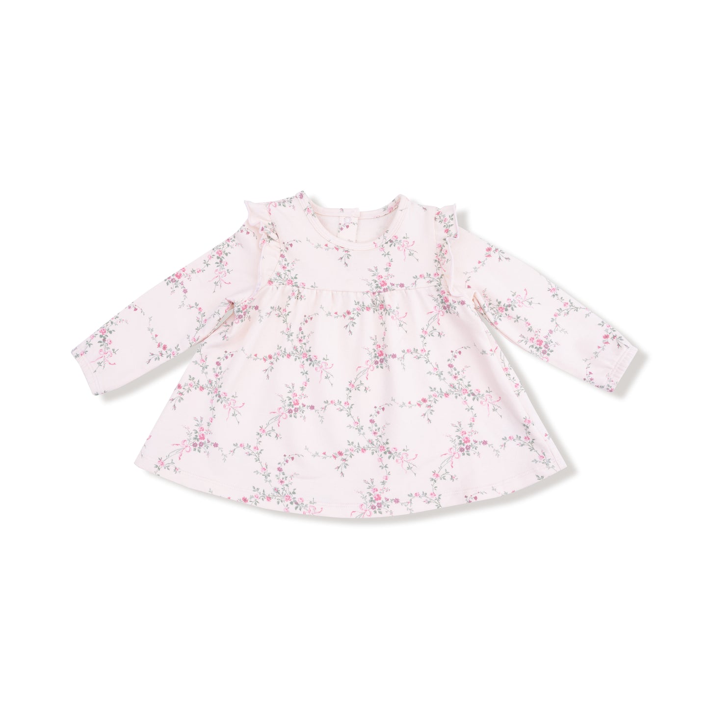 Long Sleeve High Waisted Top with Ruffles + Legging in our  Antoinette Floral print from Angel Dear