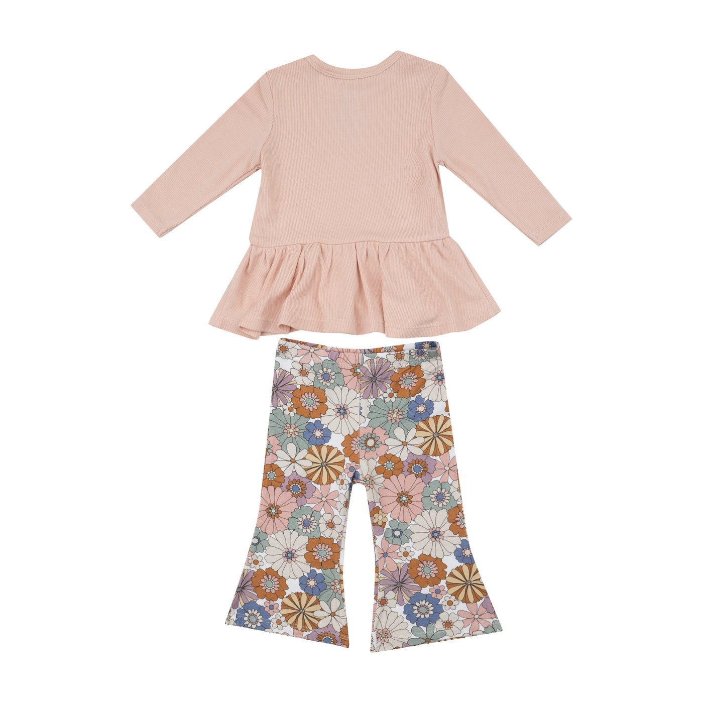 Peplum Top And Baby Bells - Brighton Floral-Angel Dear