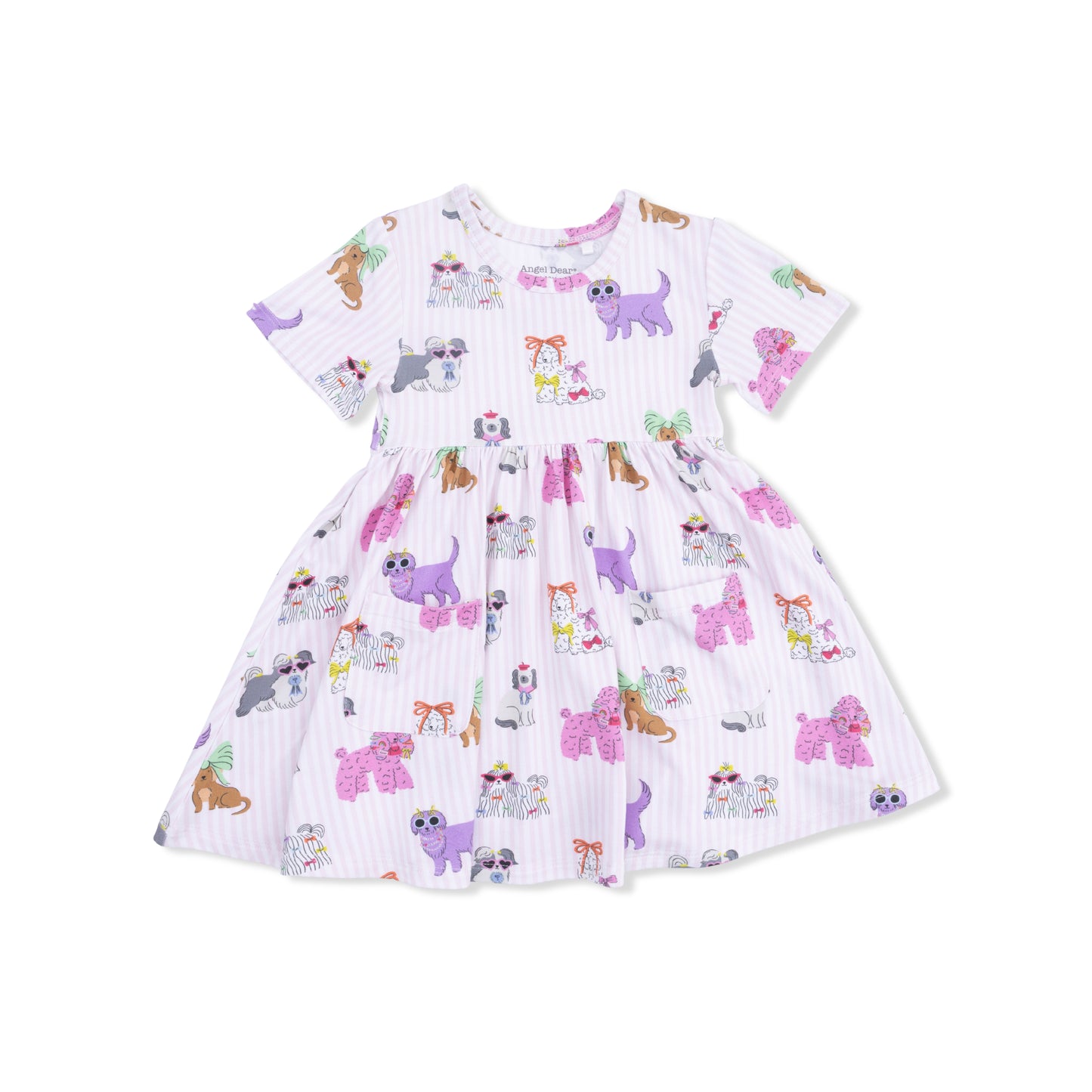 Fancy Dogs - Twirly Dress with Cartwheel Short-Angel Dear