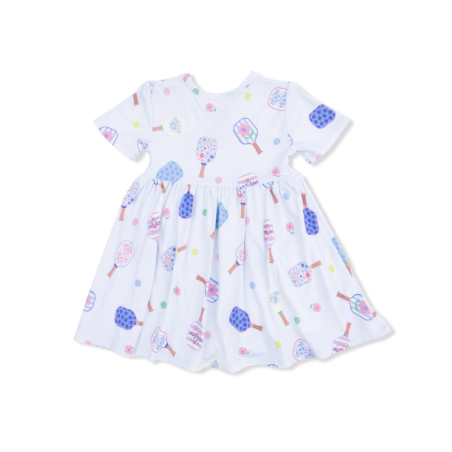 Floral Pickleball - Twirly Dress with Cartwheel Short-Angel Dear
