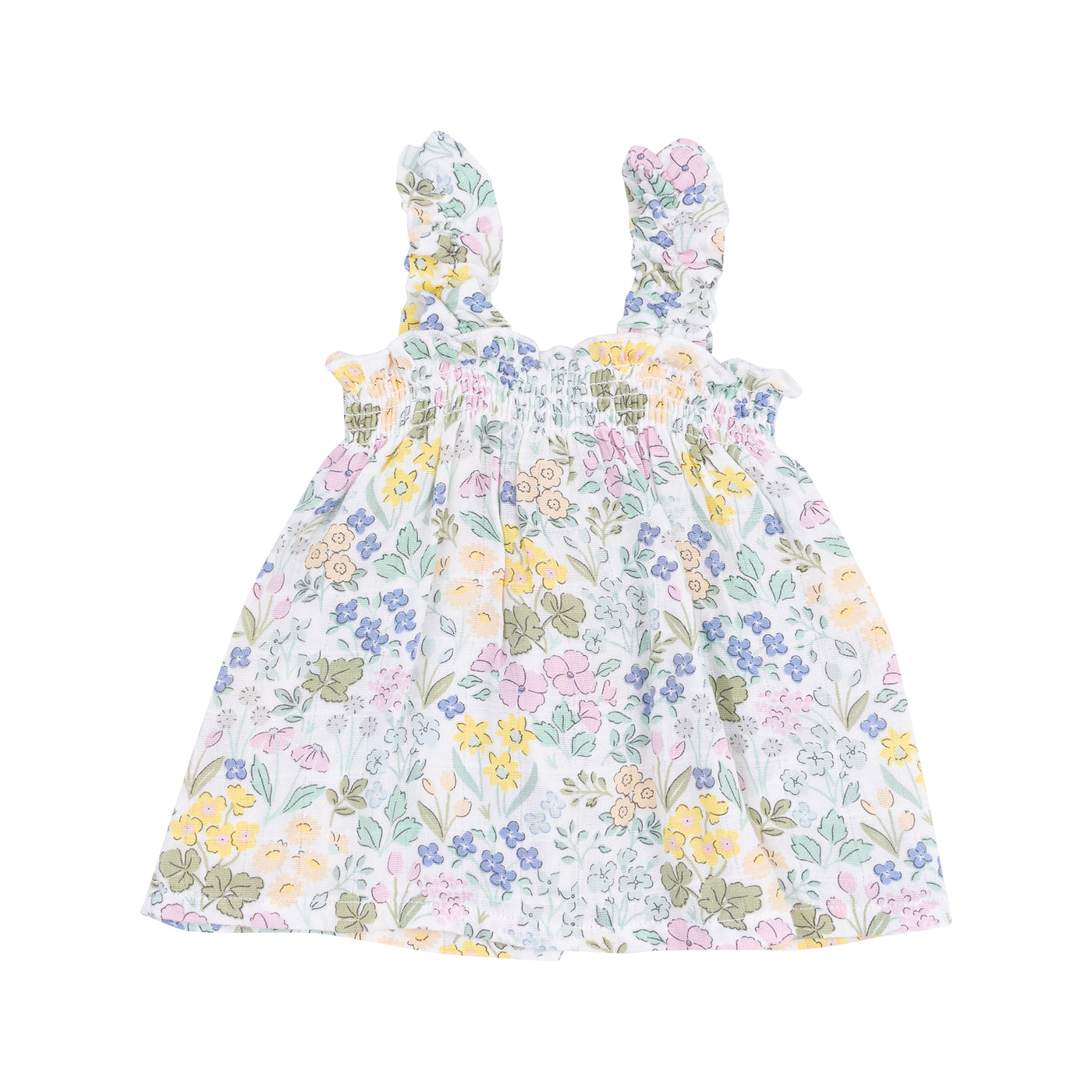 Ruffly Strap Top and Bloomer Set - Samantha Floral