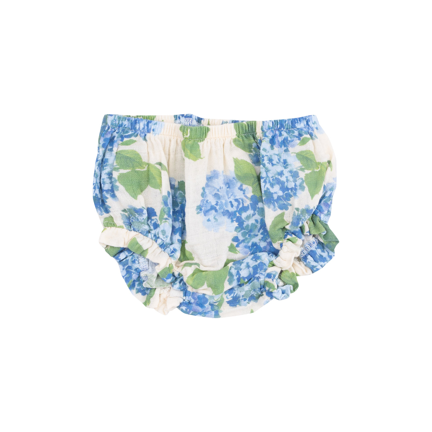 Ruffly Strap Top and Bloomer Set - Watercolor Hydrangeas