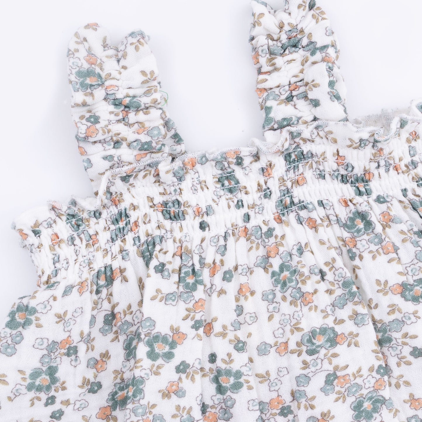 Camille Floral - Ruffly Strap Top and Bloomer
