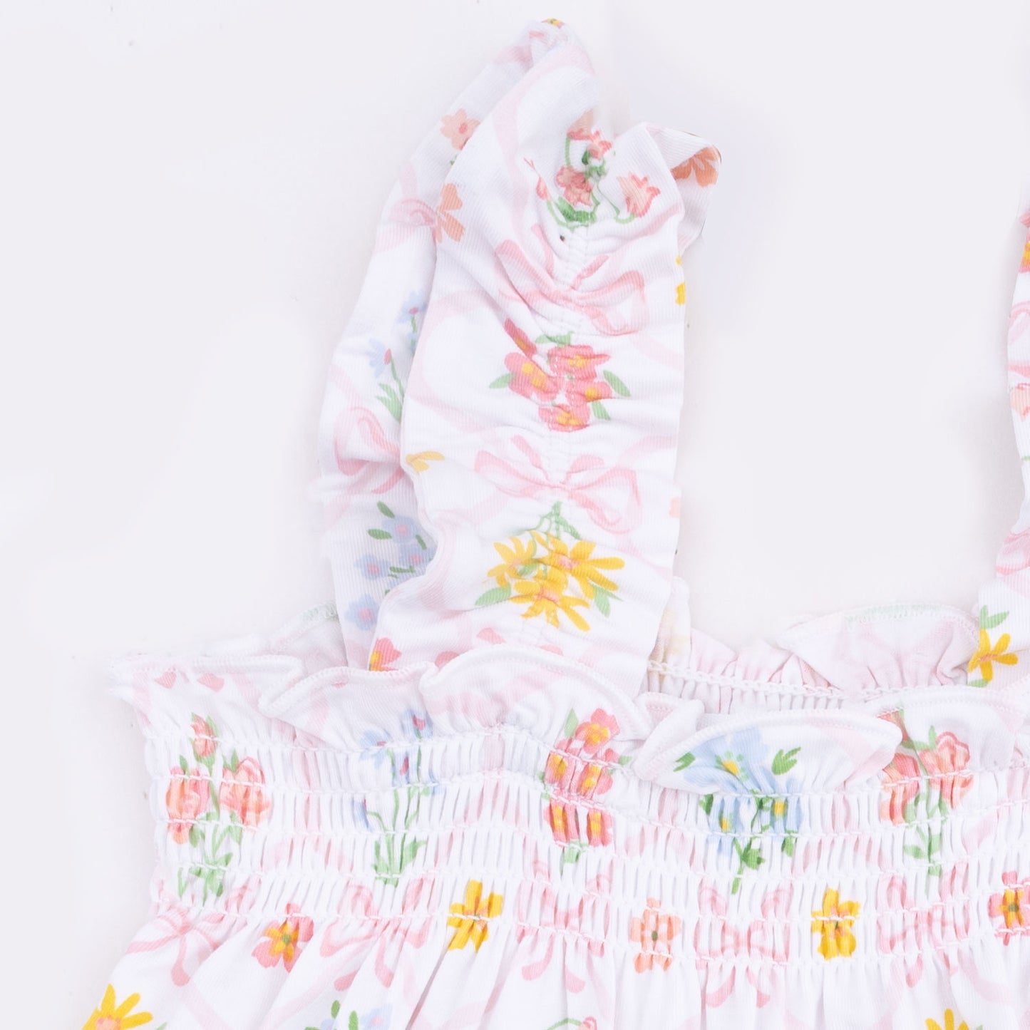 Spring Blooms Bow Trellis - Ruffly Strap Top and Bloomer