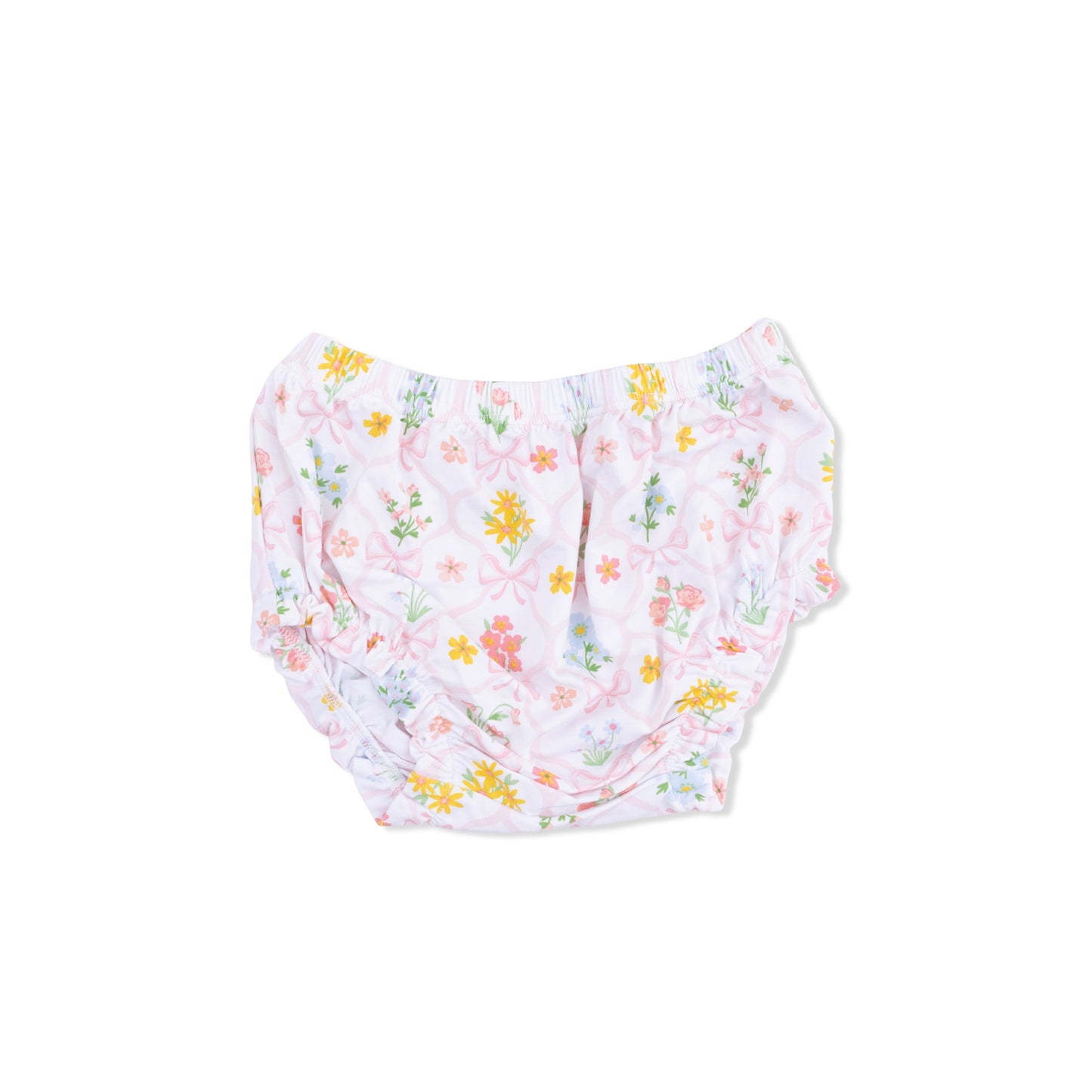Spring Blooms Bow Trellis - Ruffly Strap Top and Bloomer-Angel Dear