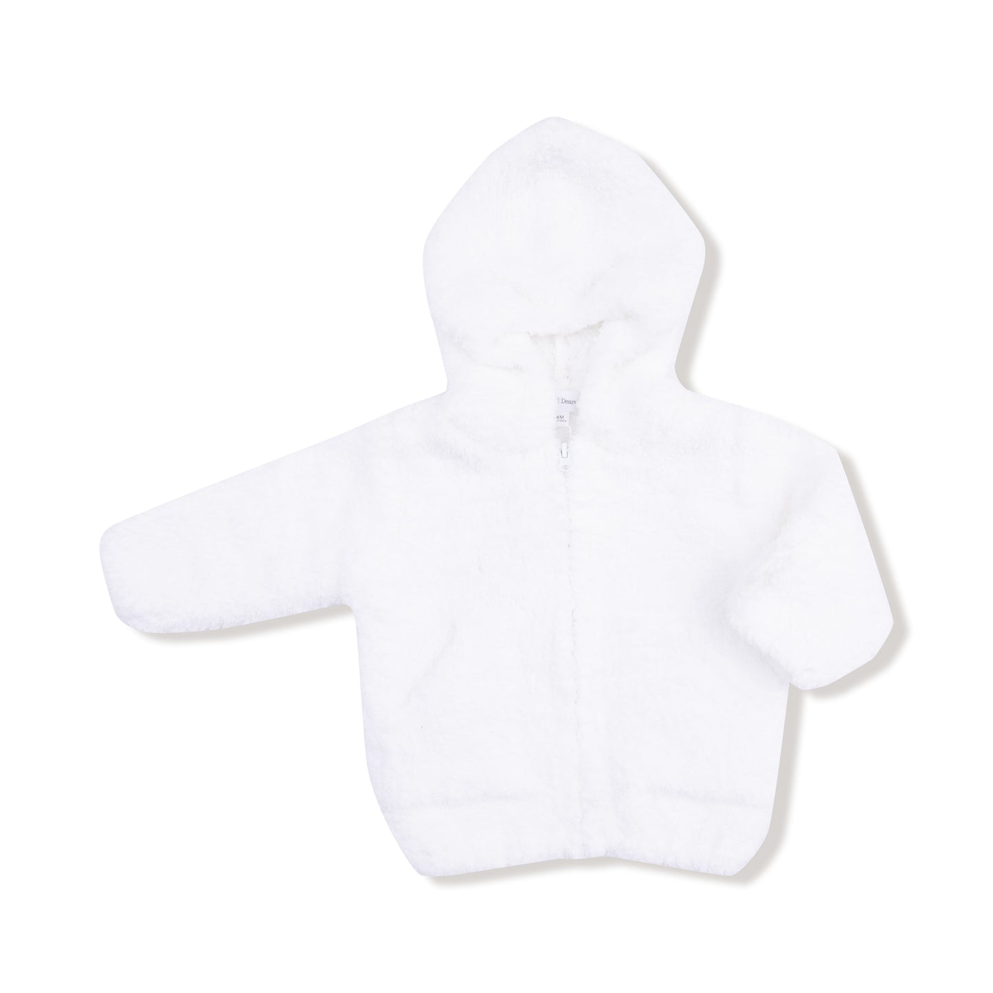 Chenille Hoodie - White-Angel Dear