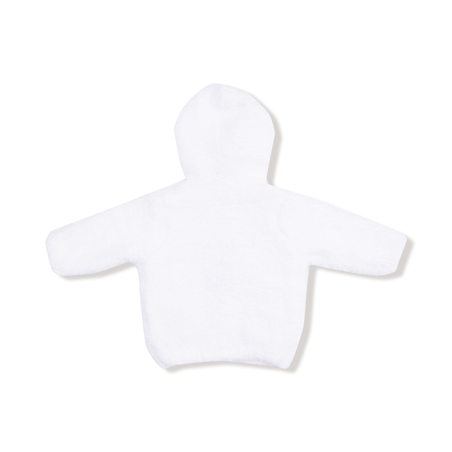 Chenille Hoodie - White-Angel Dear