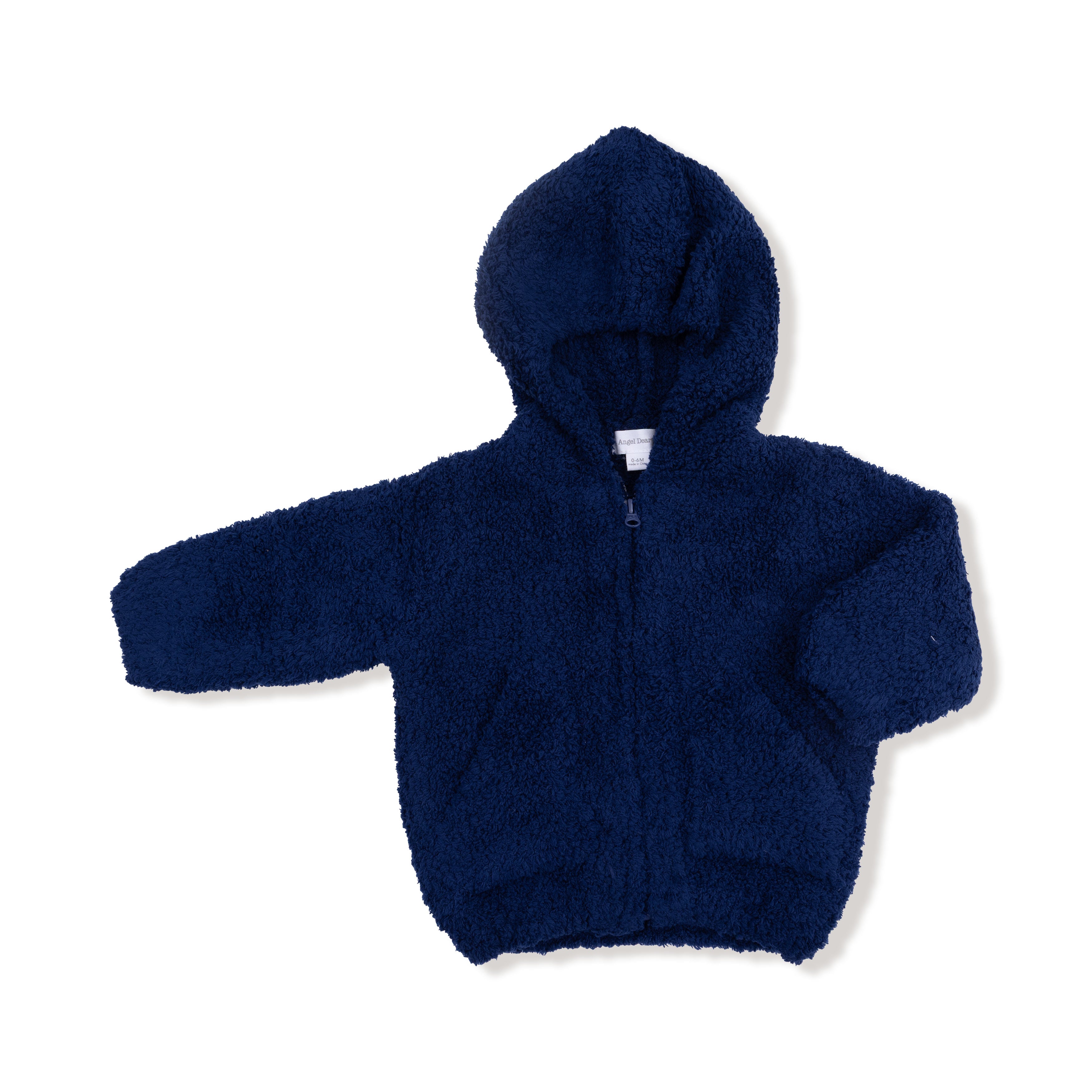 Chenille Hoodie - Navy-Angel Dear