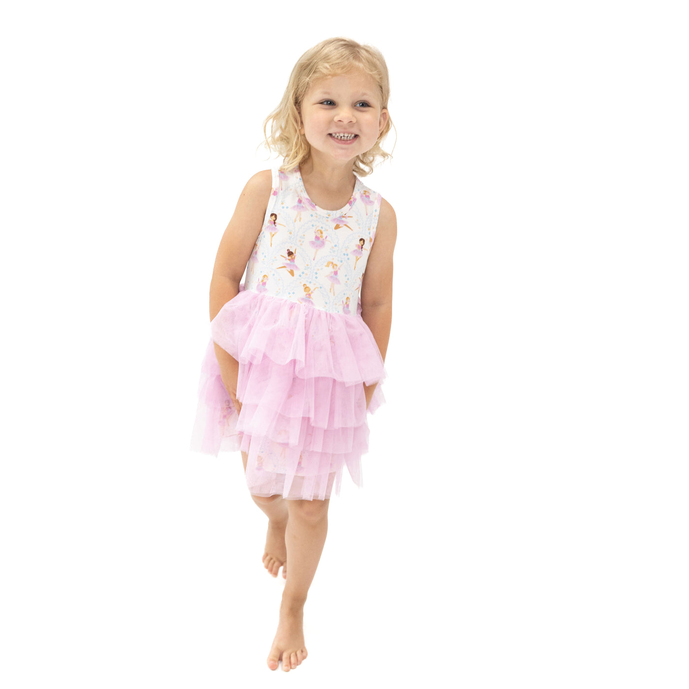 Twirly Tank Tutu Dress- Bows and Ballet