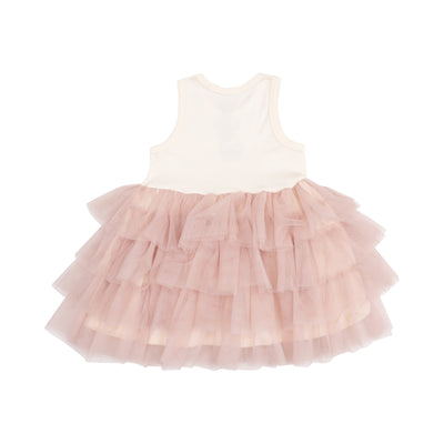 Layered Tulle Dress - Bows Tutu-Angel Dear