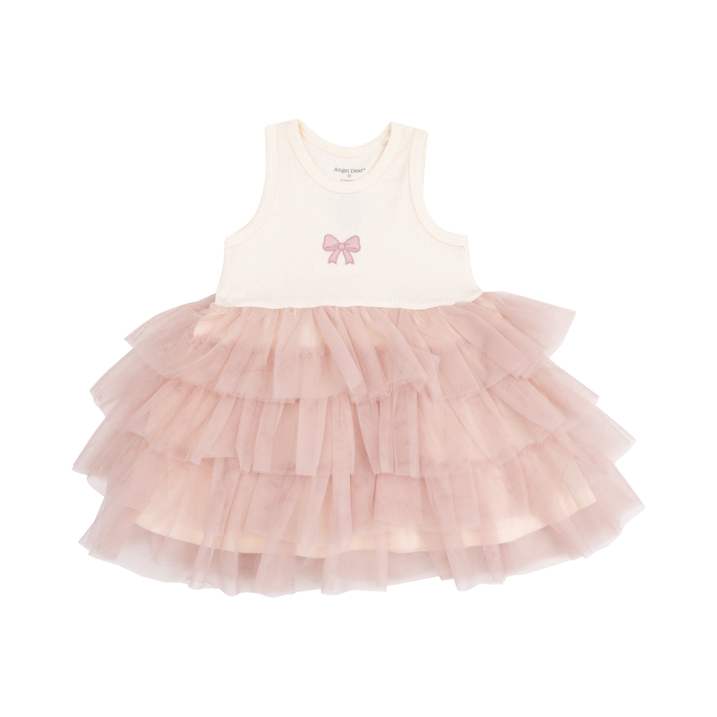 Layered Tulle Dress - Bows Tutu-Angel Dear