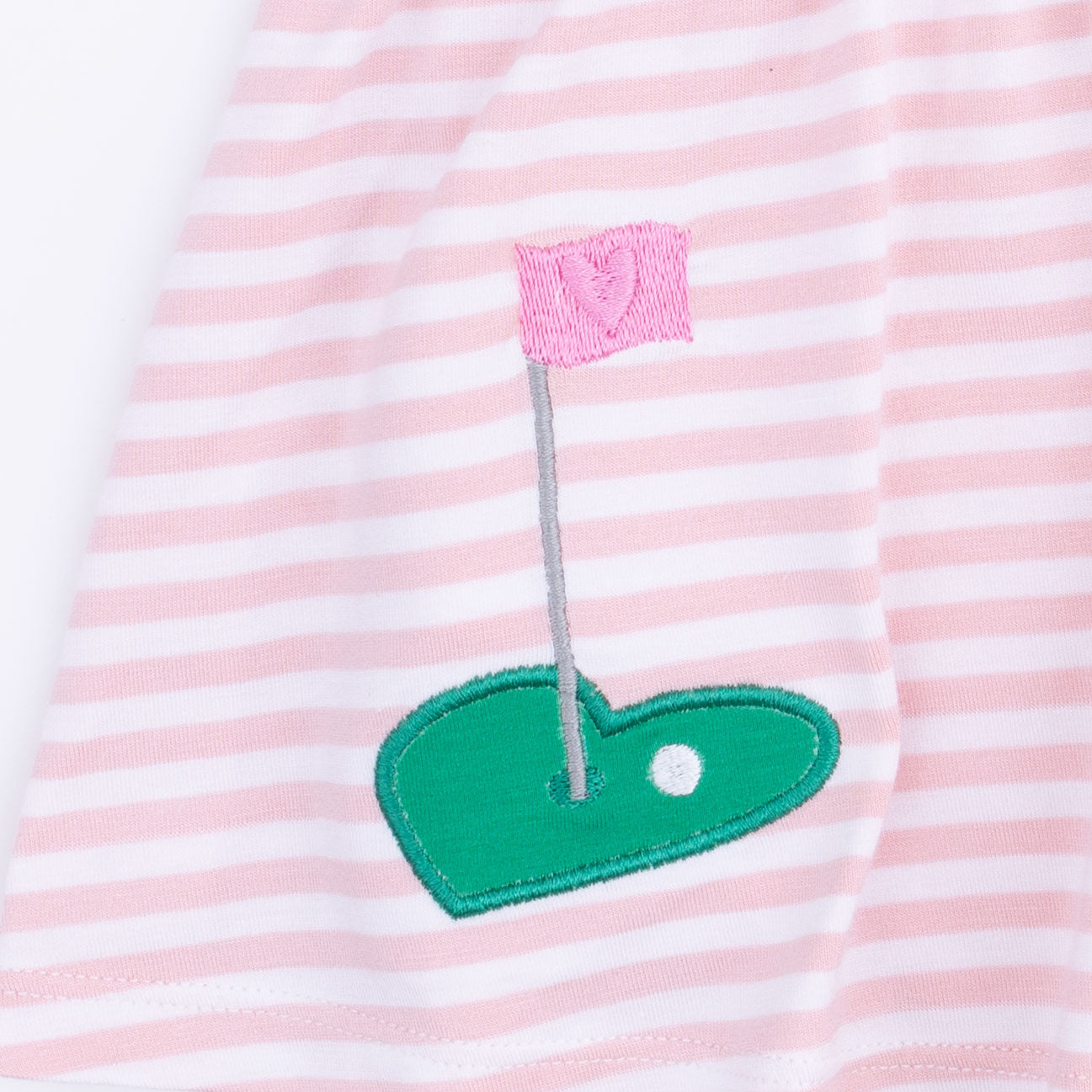 Striped Golf - Polo Tennis Dress-Angel Dear